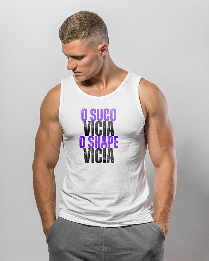 O SUCO VICIA, O SHAPE VICIA (regata branca)