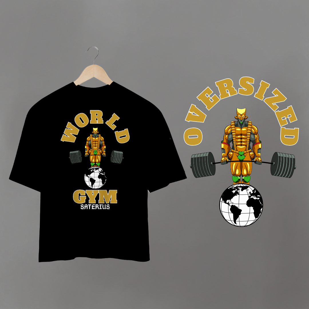 *Camiseta Oversized The World Gym