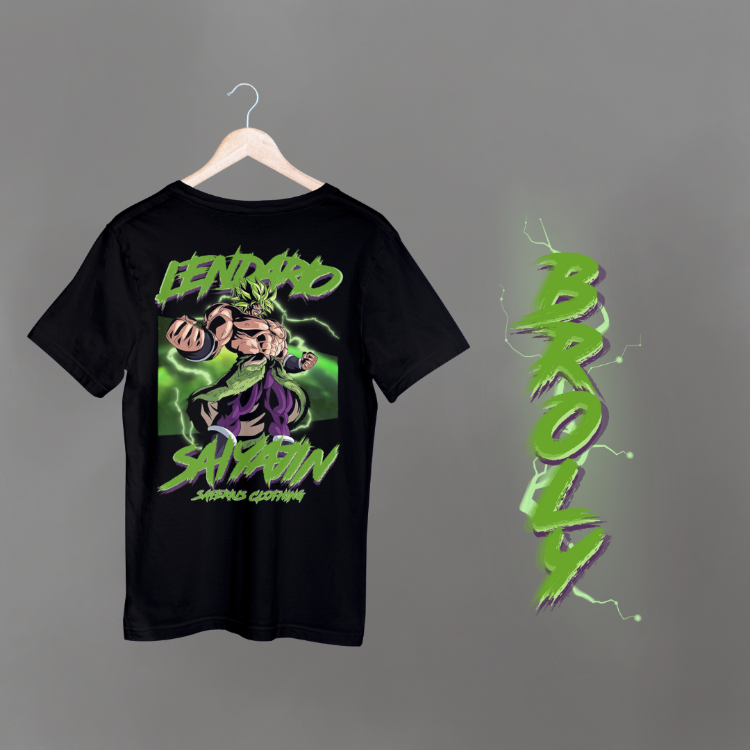 Camiseta Broly Lendário Saiyajin