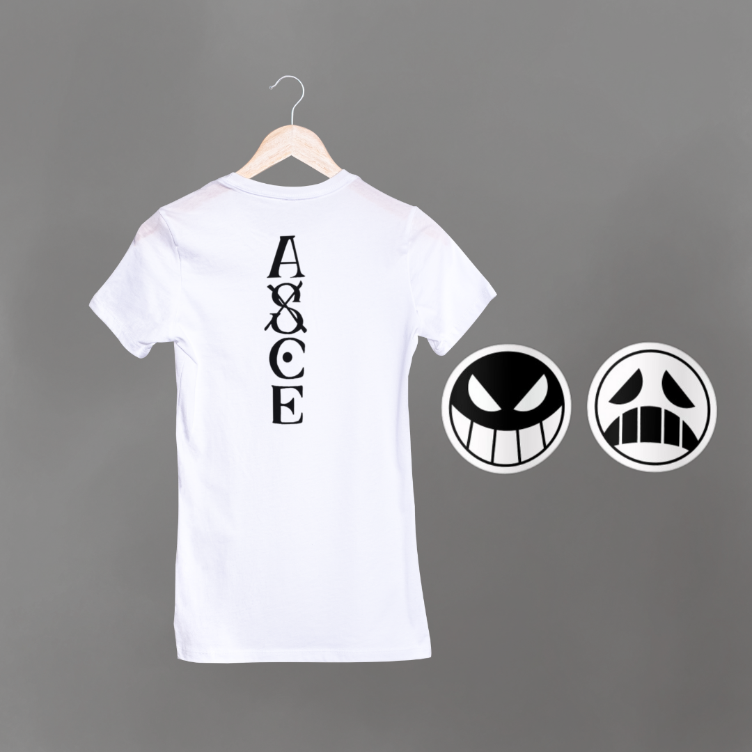 Camiseta Ace Punhos de Fogo