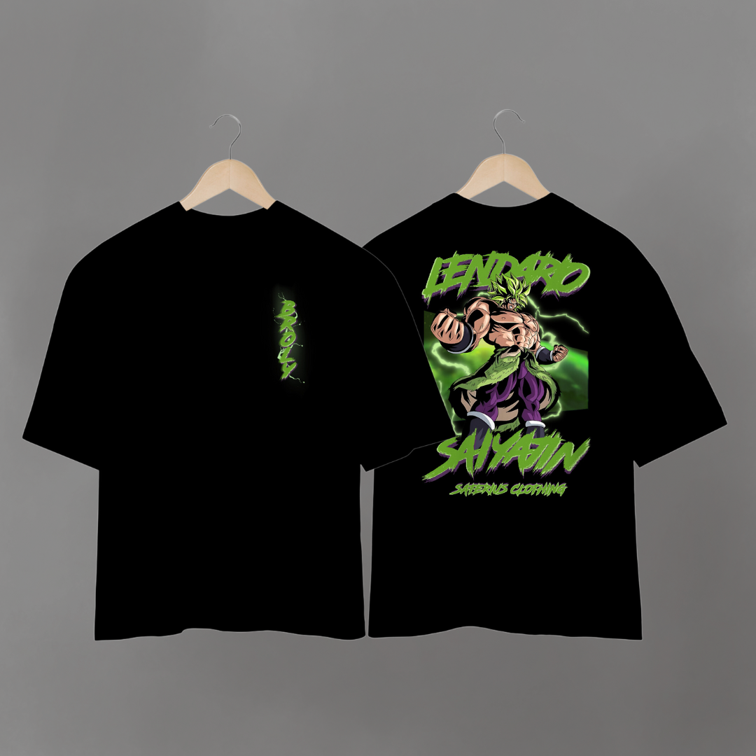 *Camiseta Broly Lendário Saiyajin Oversized