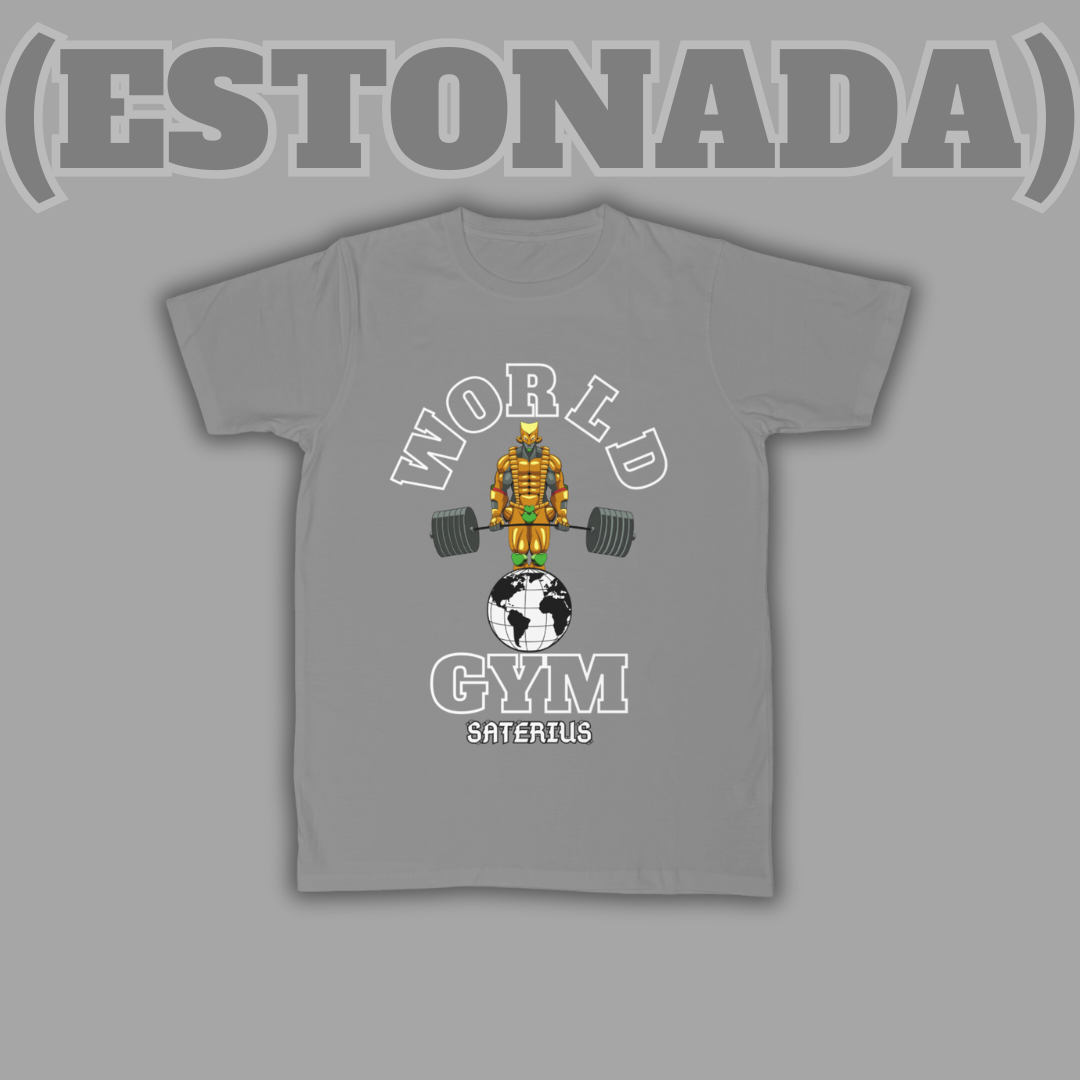 (ESTONADA) Camiseta The World Gym