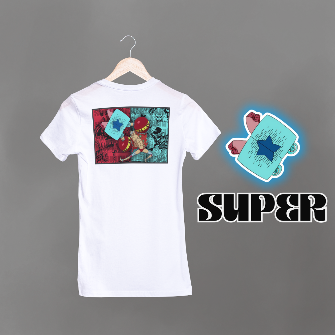 Camiseta Super Franky Frente + Costa