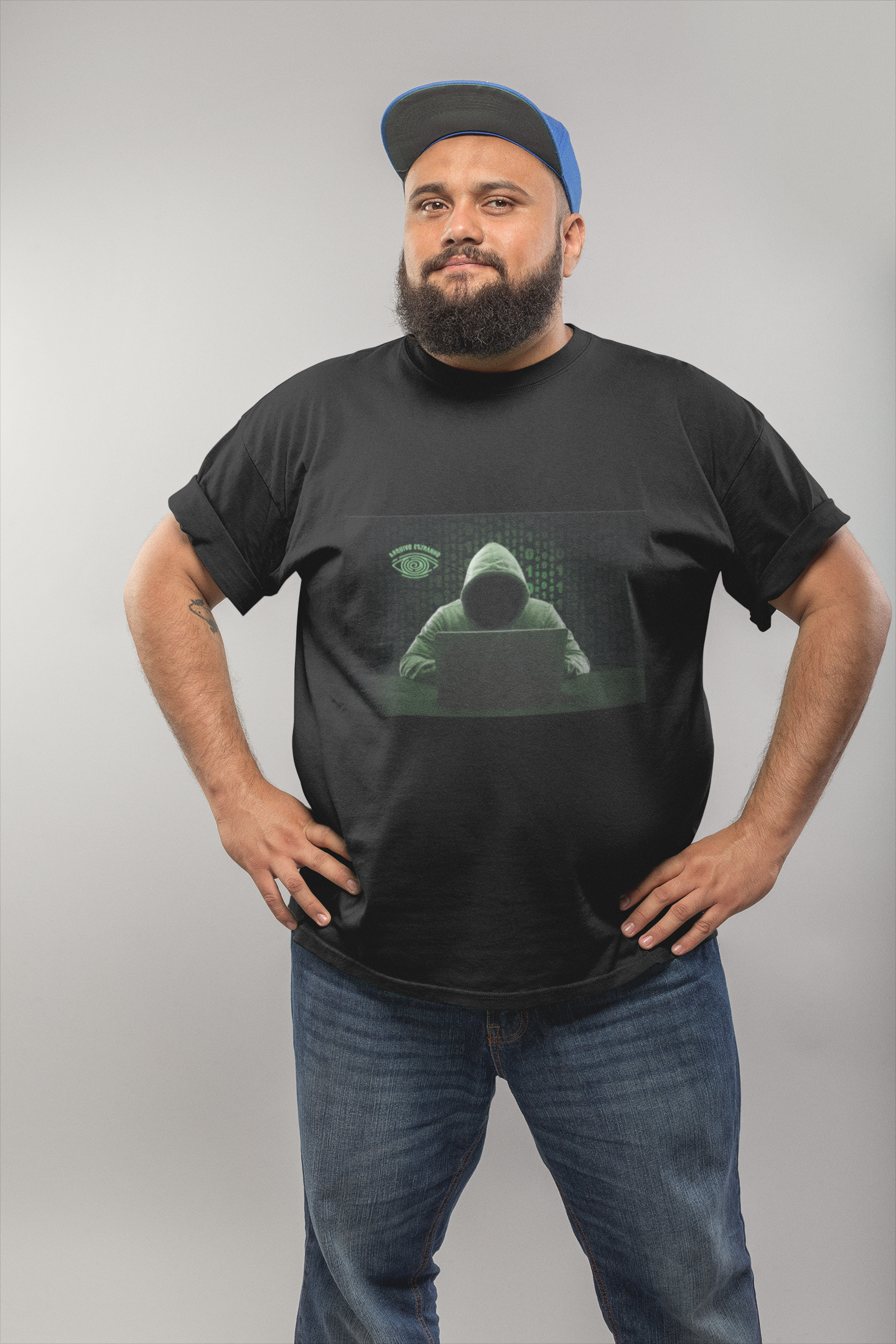 Camiseta  Unissex Plus Size - Arquivo Estranho