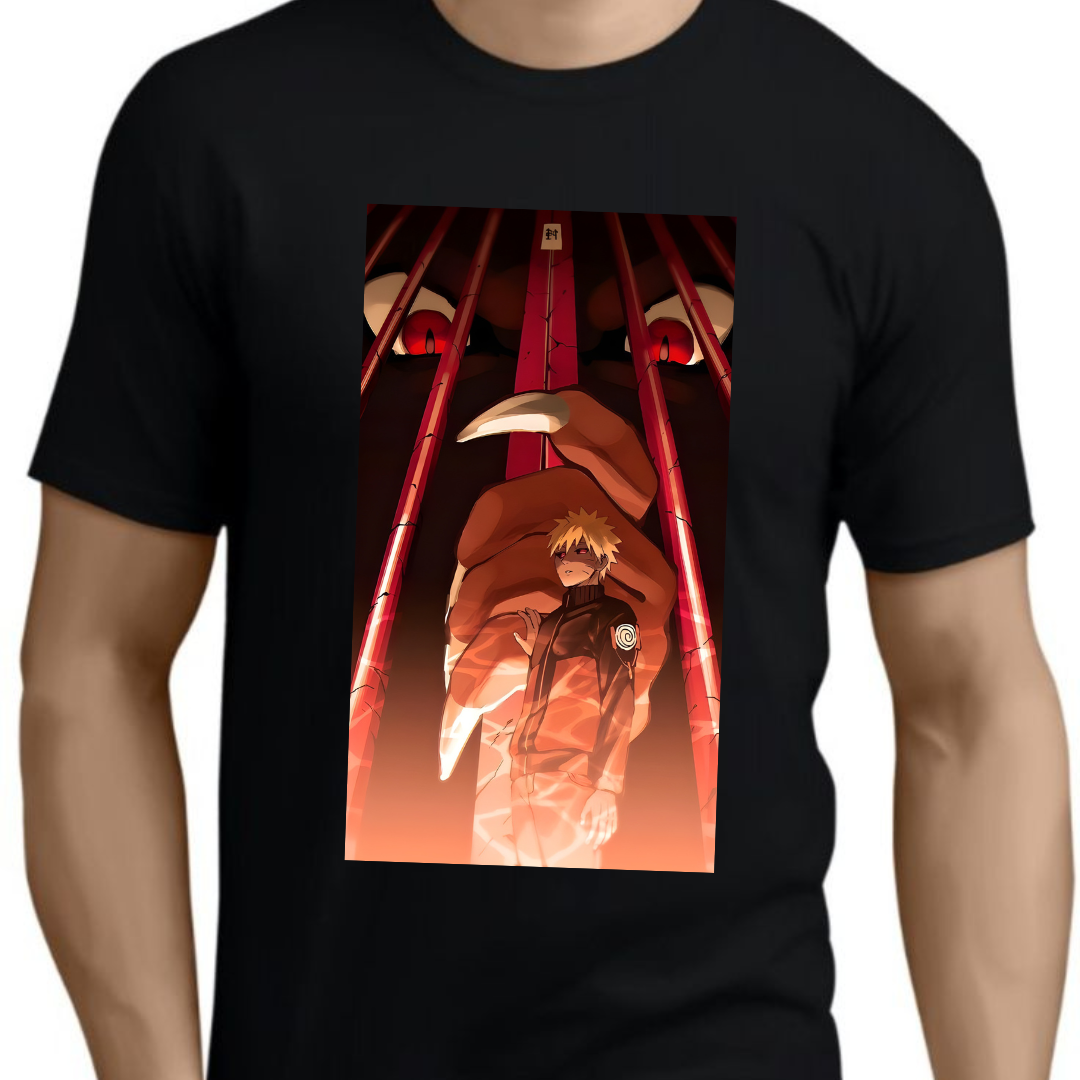 camisa naruto + kurama