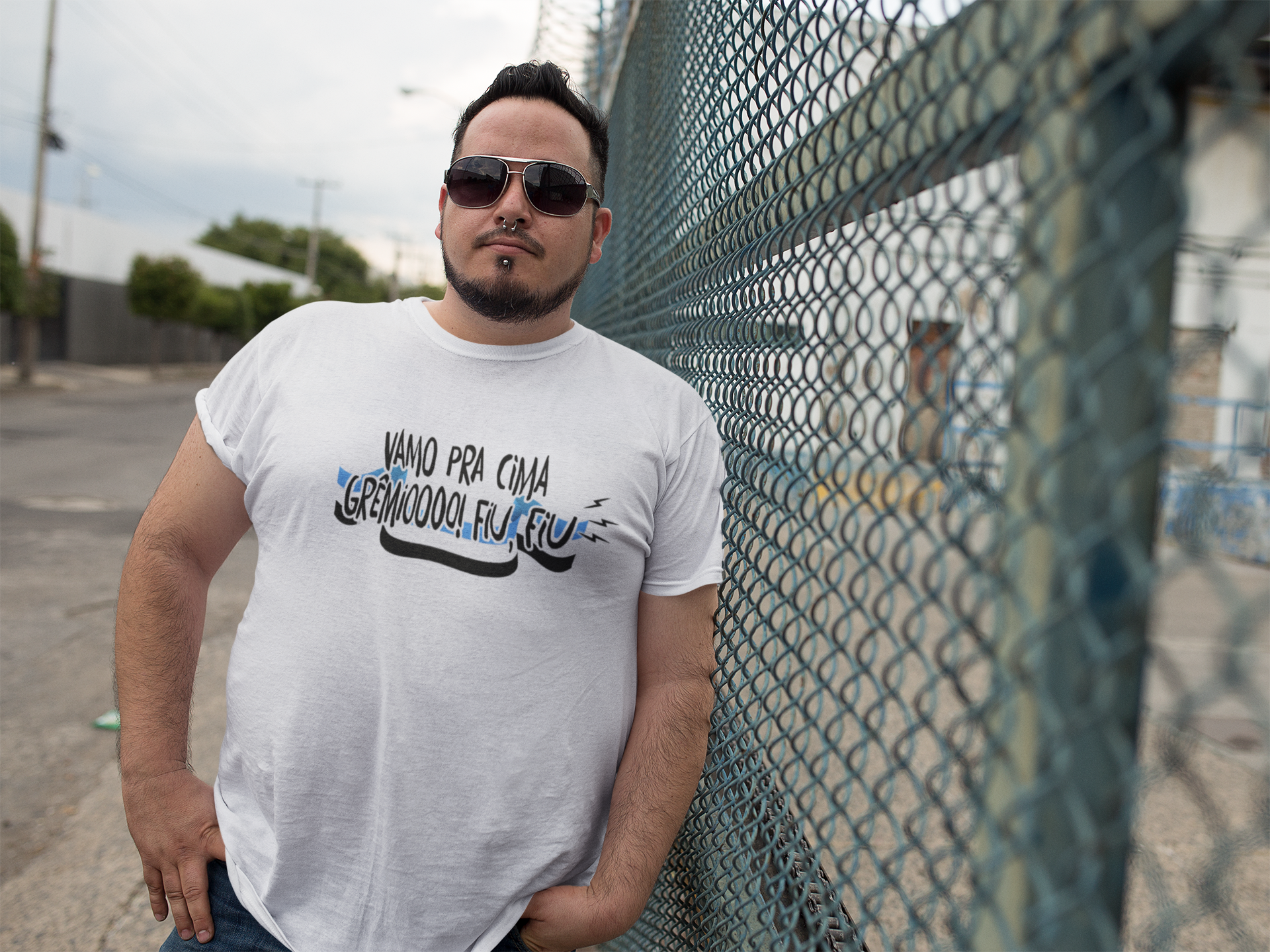 Vamo Pra Cima Grêmio! Fiu, fiu Plus Size - Clara