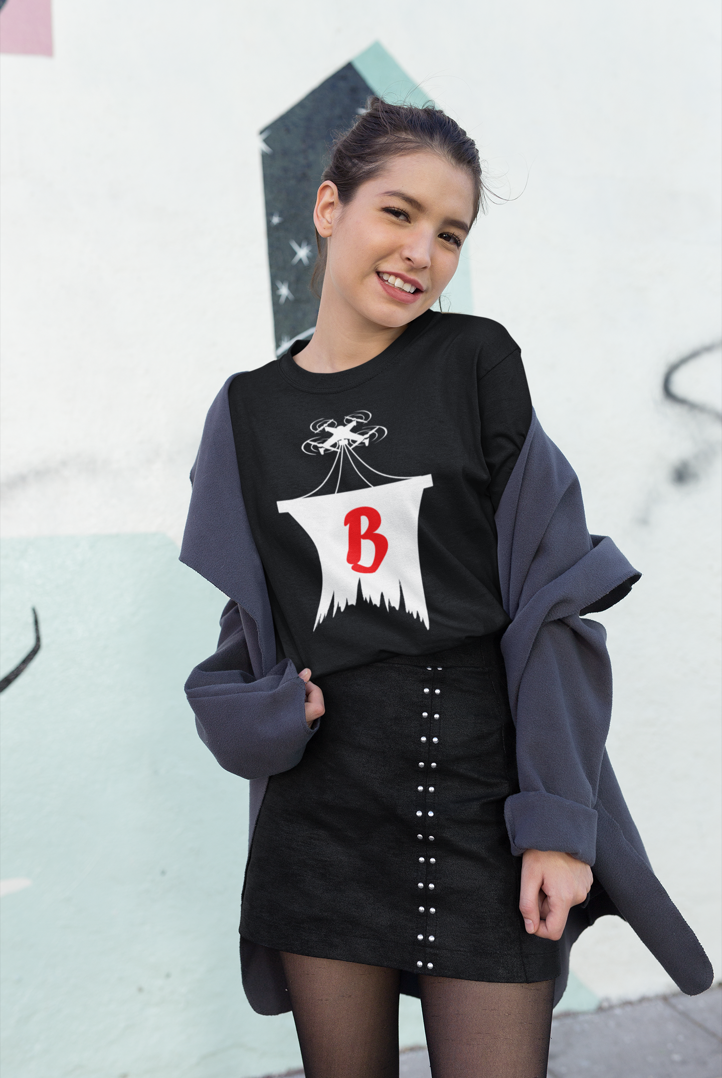 Baby Look Drone da B - Preta