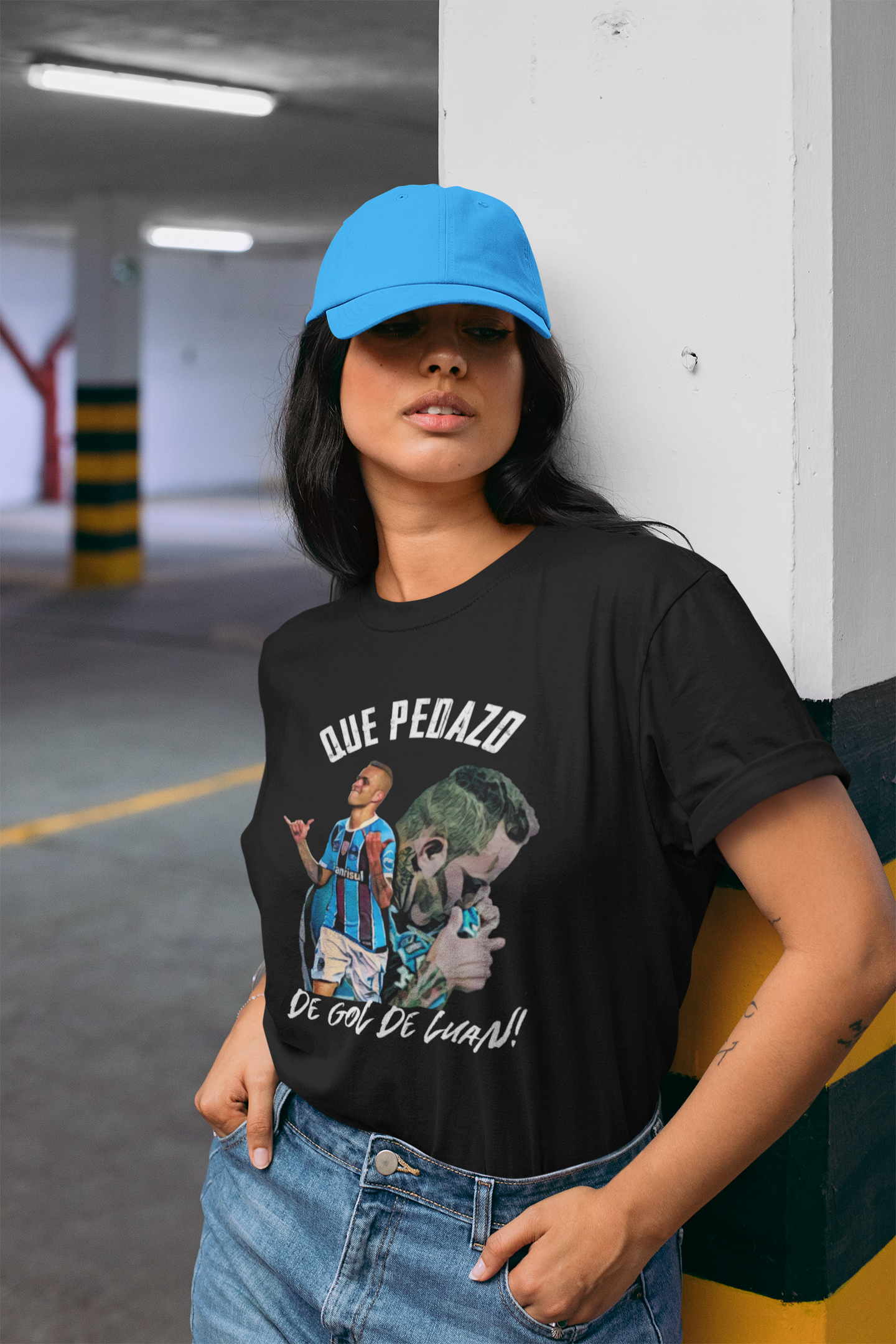 Baby Look Que Pedazo de Gol - Estampa Clara