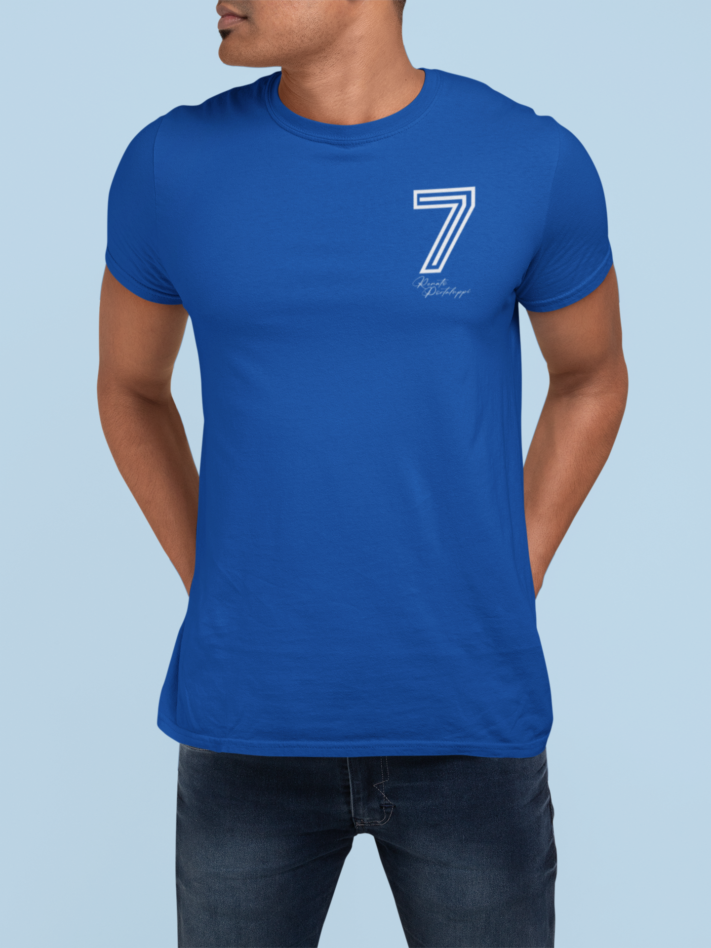 Camiseta 7 Renato - Estampa Branca