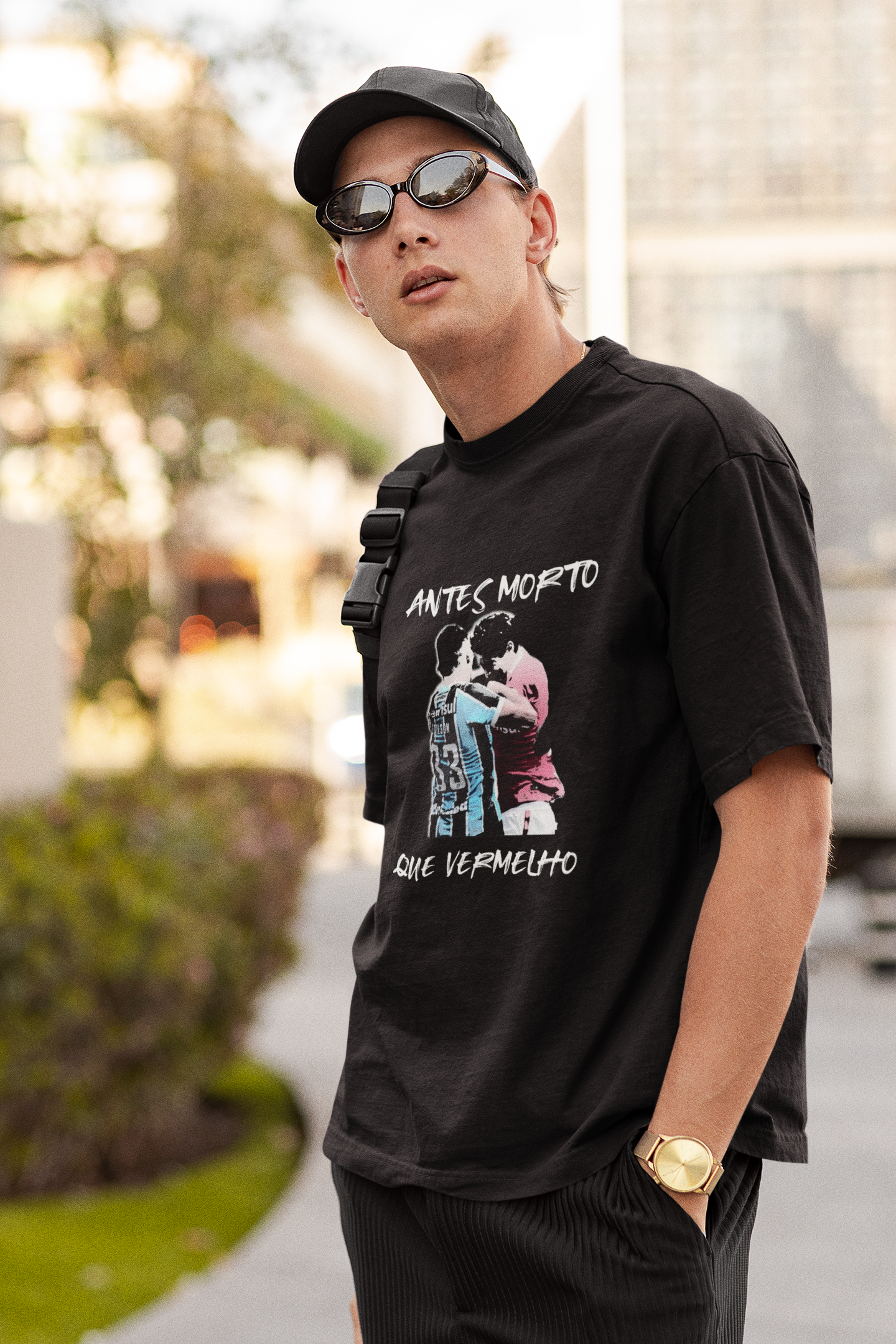 Camiseta Antes Morto Que Vermelho - Estampa Clara