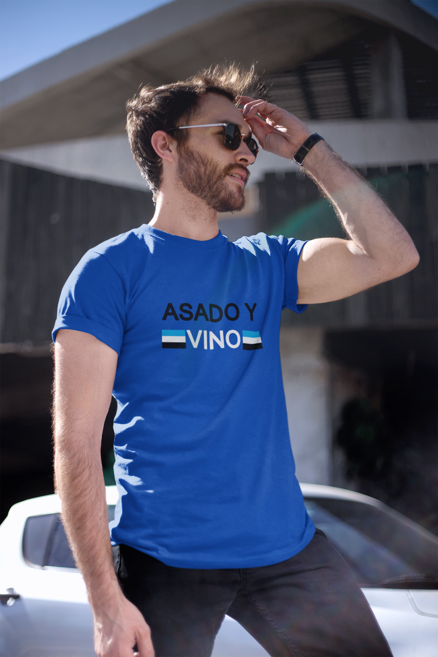 Camiseta Asado y Vino