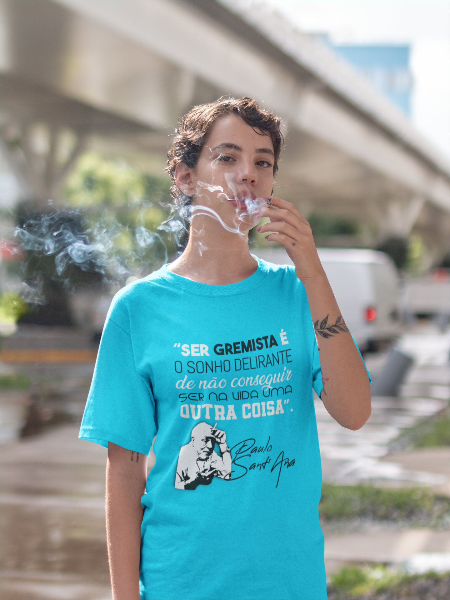 Baby Look Sonho Delirante - Estampa P/B