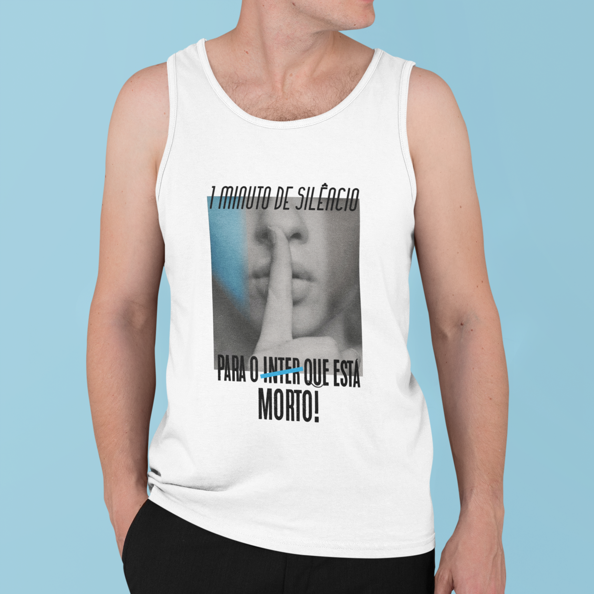 Regata 1 minuto de silêncio - Estampa Escura