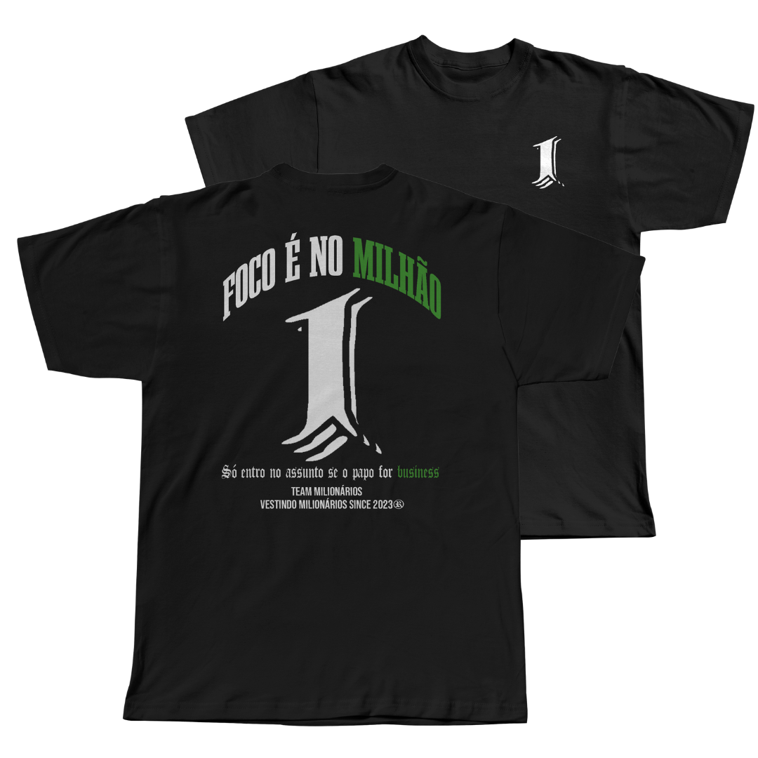 Camisa Milionária - Foco no milhão