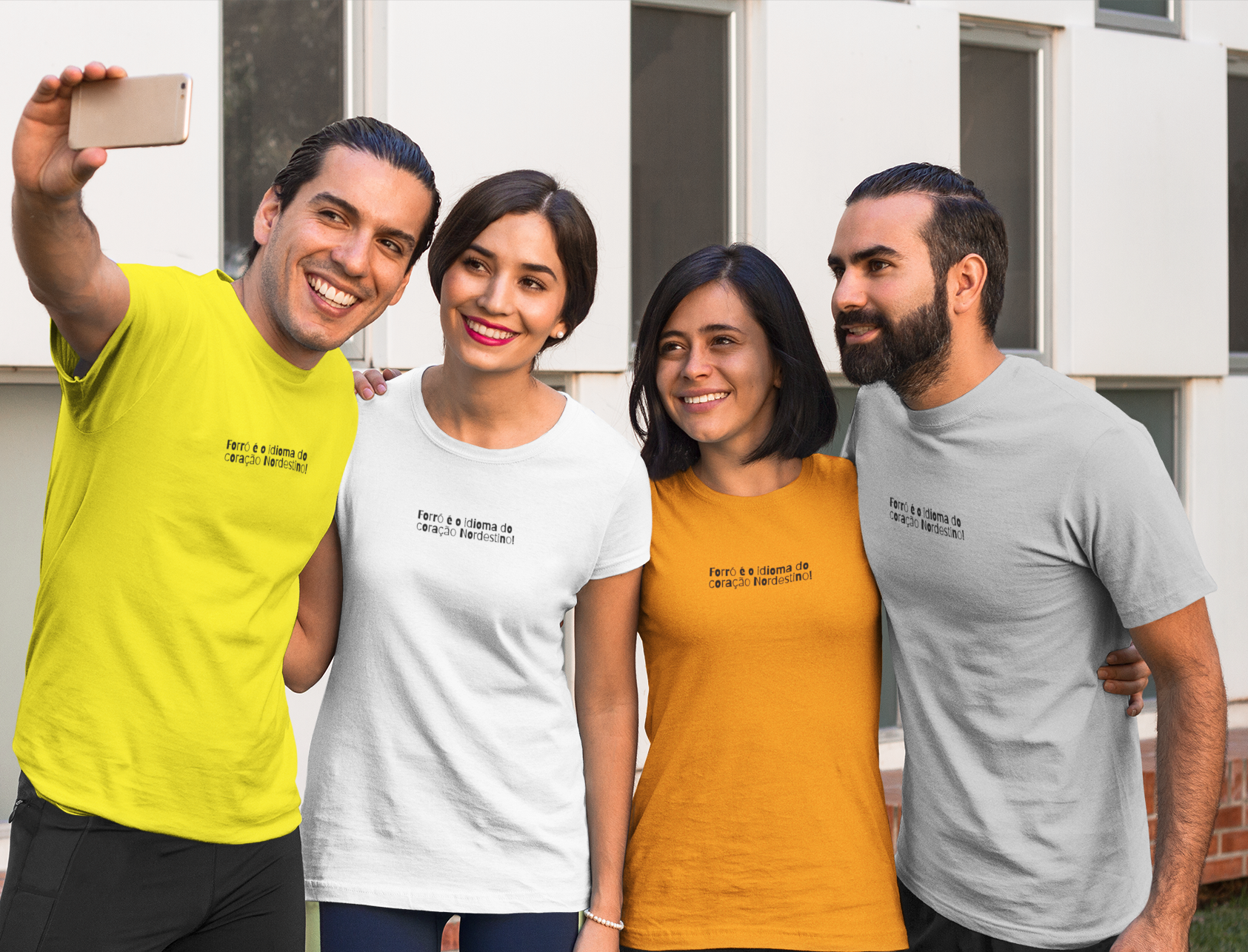 Nome do produto  Blusa Forró é o idioma do coração Nordestino!