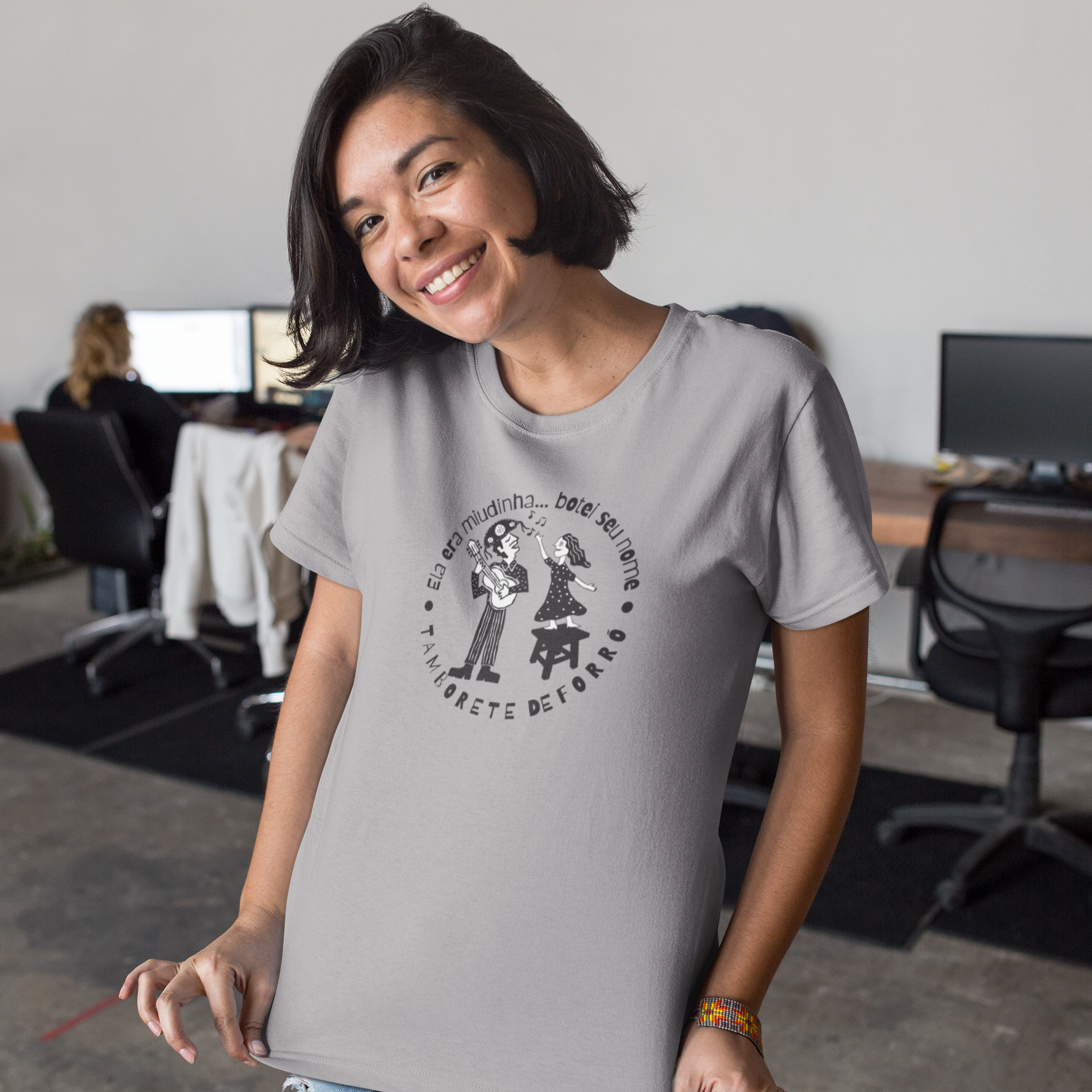 Nome do produto  Blusa Tamborete de Forró