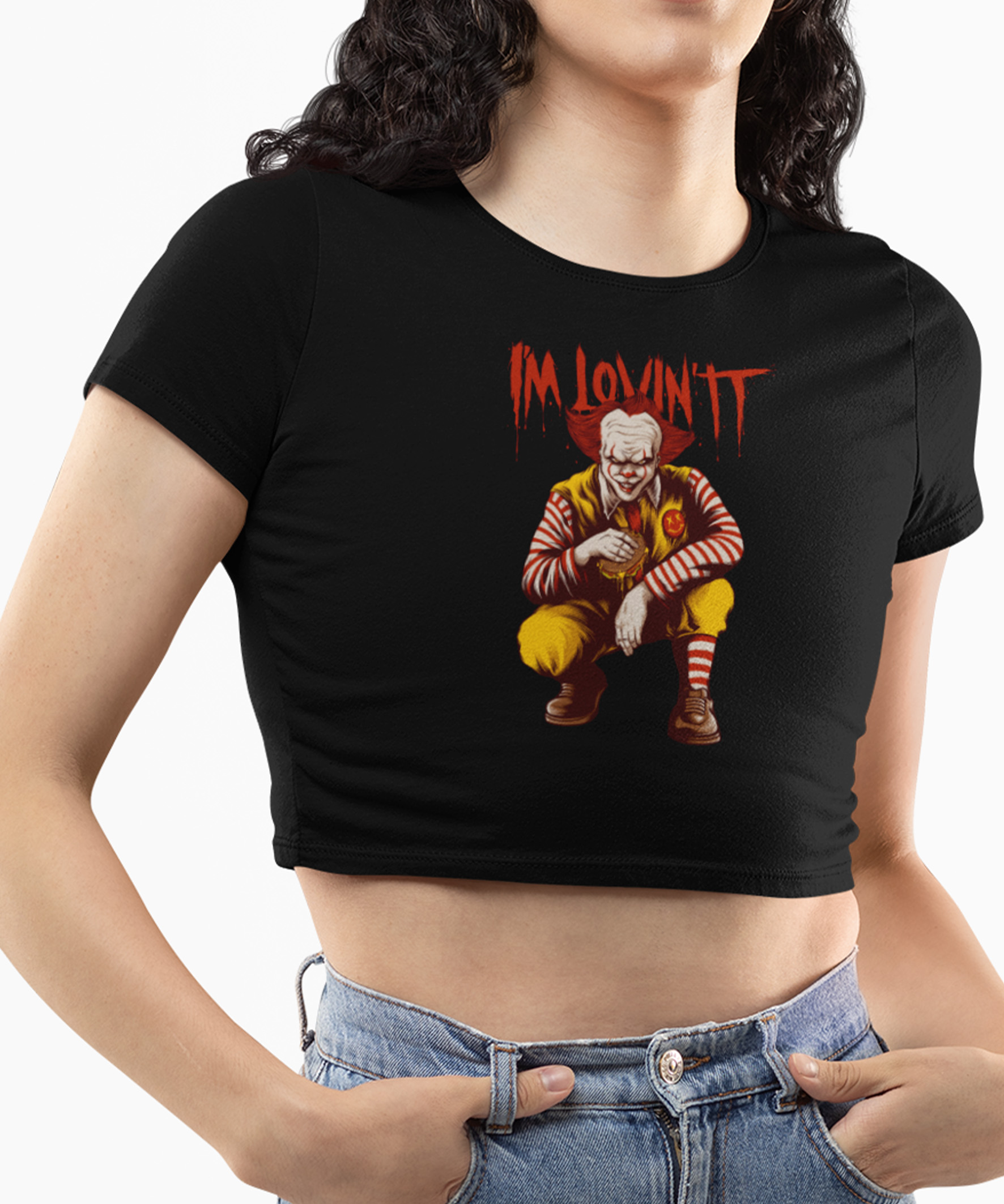 Cropped Printfull I'm Lovin It