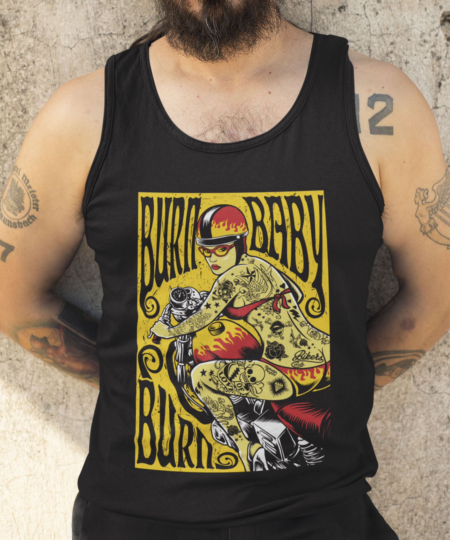 Regata Printfull Burn Baby Burn