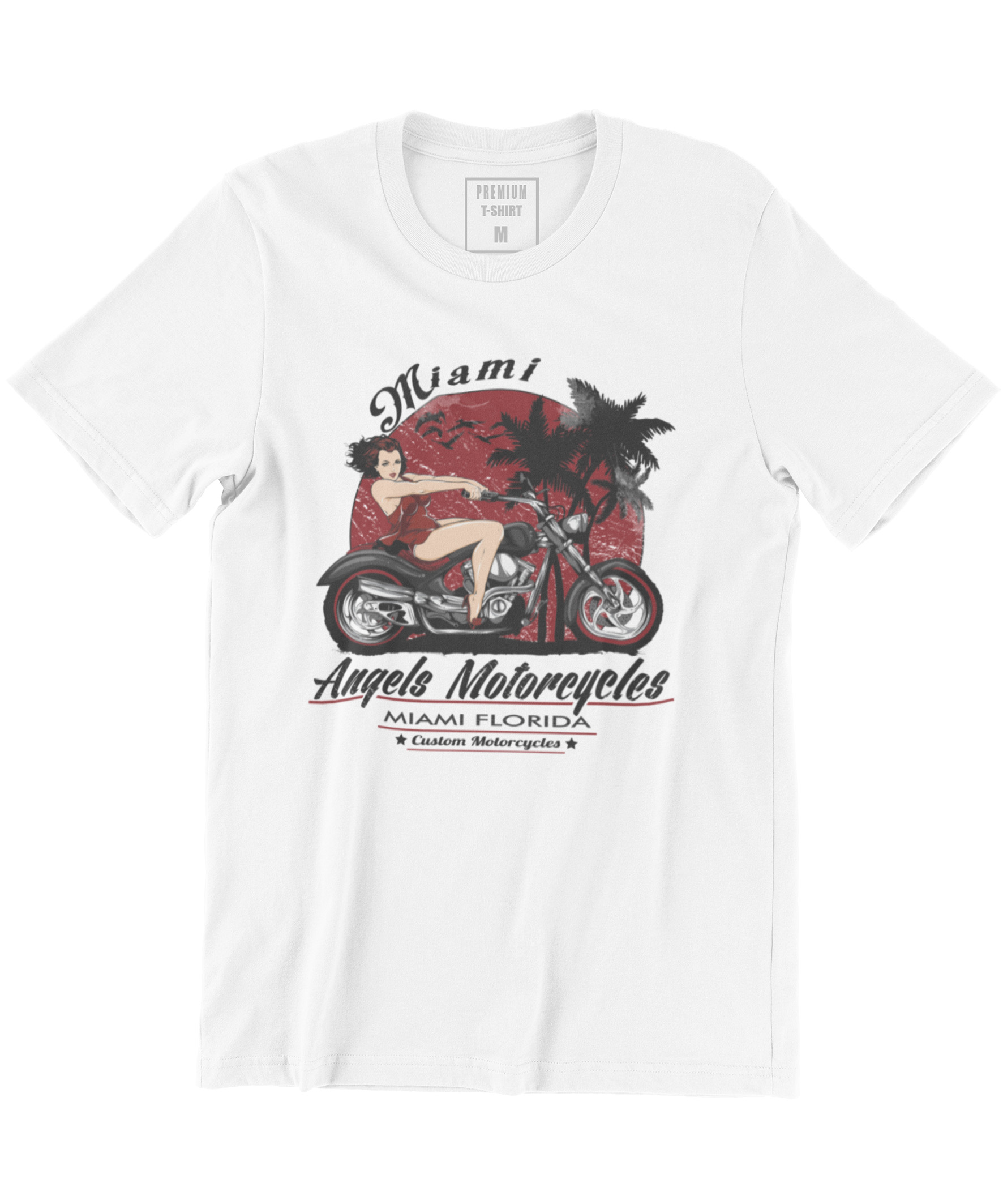 Camiseta Printfull Angels Motorcycles