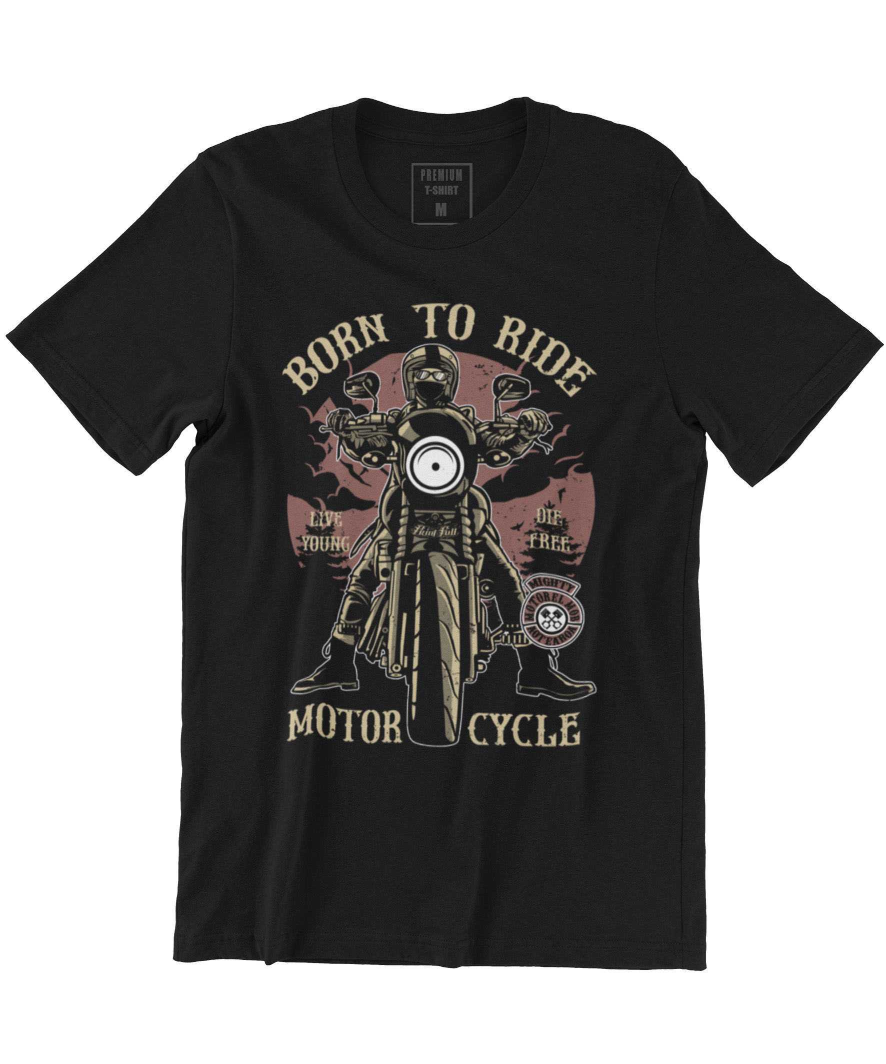 Camiseta Printfull Born To Ride