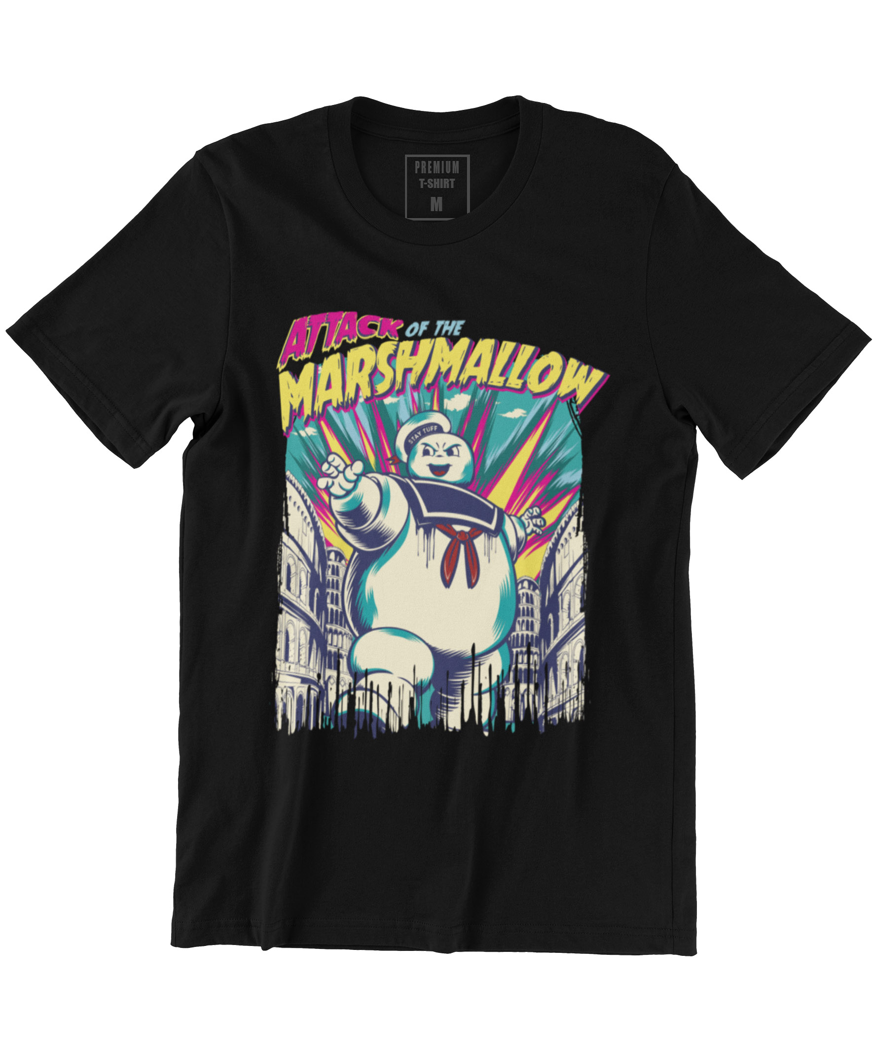 Camiseta Printfull Attack of the Marshmallow