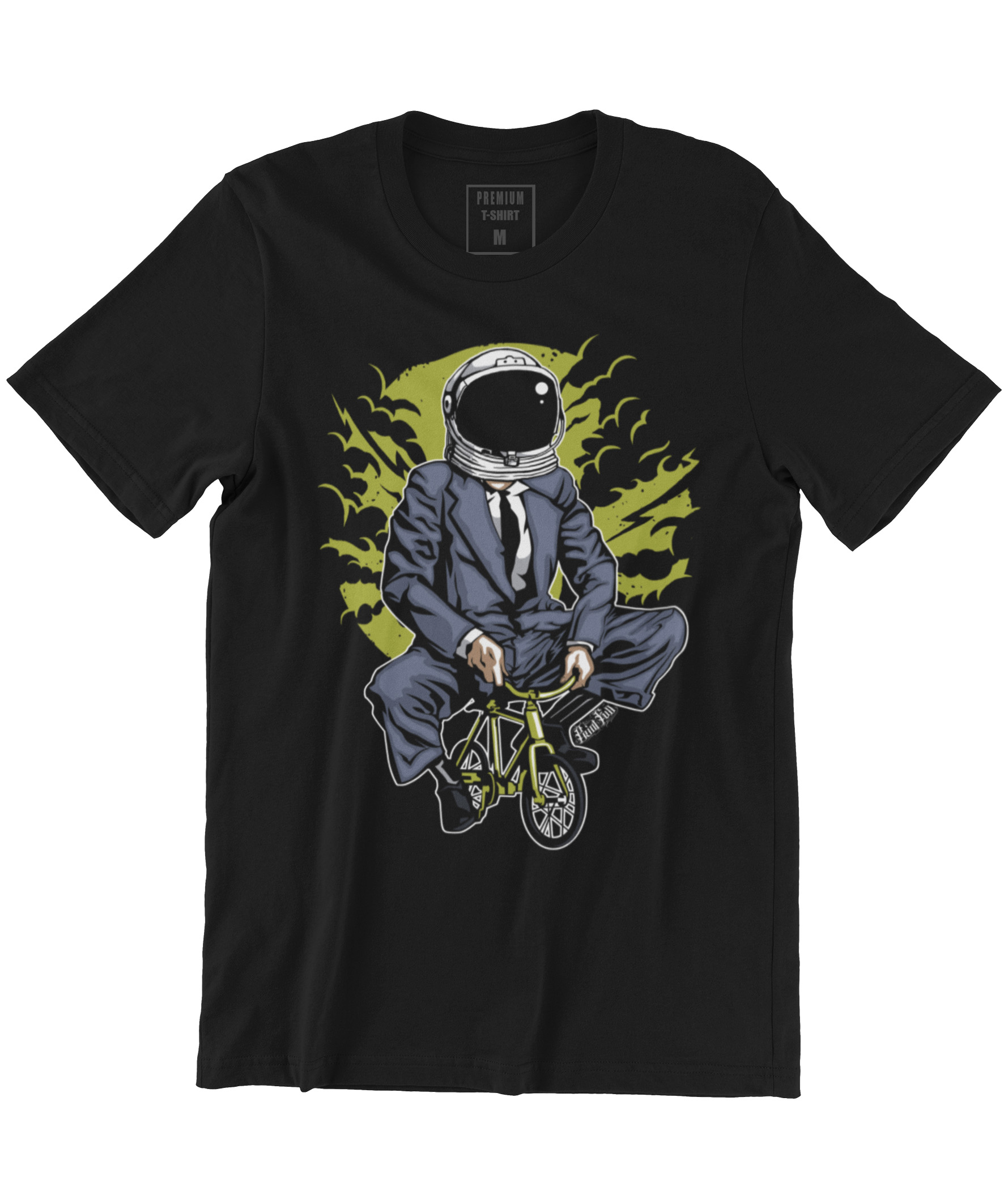 Camiseta Printfull Bike To The Moon