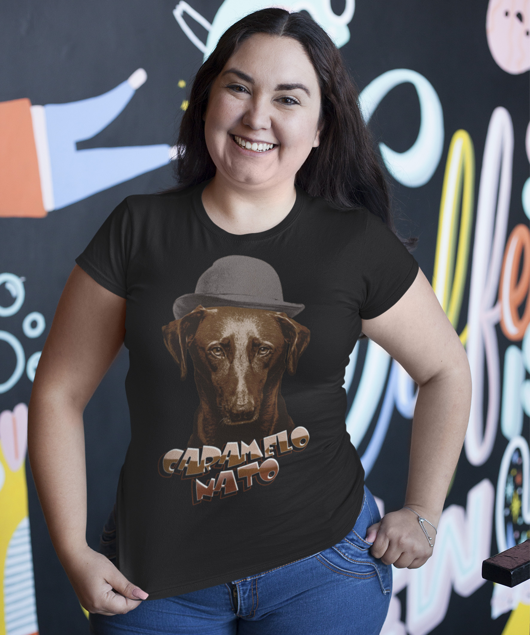 Baby Long Printfull Caramelo Nato