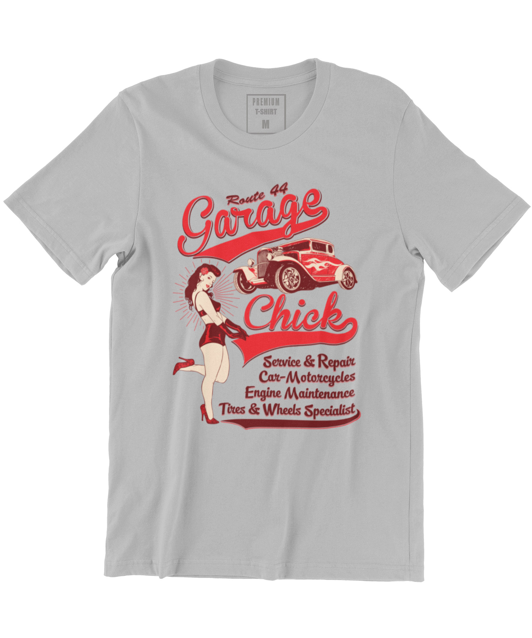 Camiseta Printfull Route 44 Garage