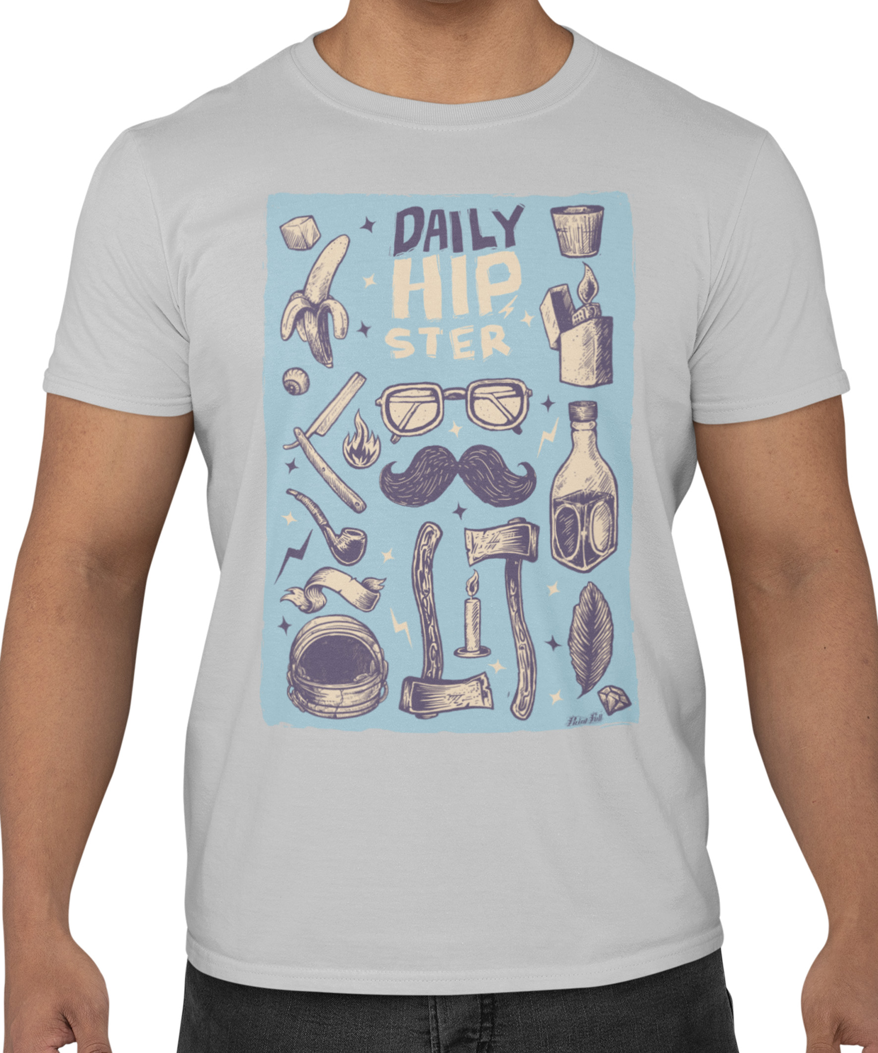 Camiseta Printfull Daily Hipster