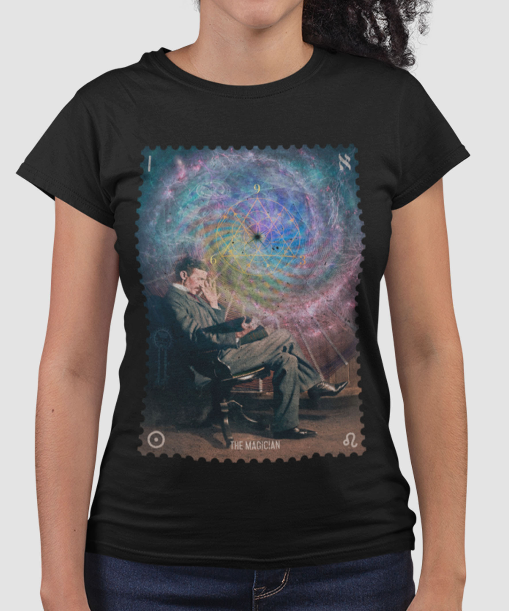 Baby Long Prime Printfull Tesla the Magician