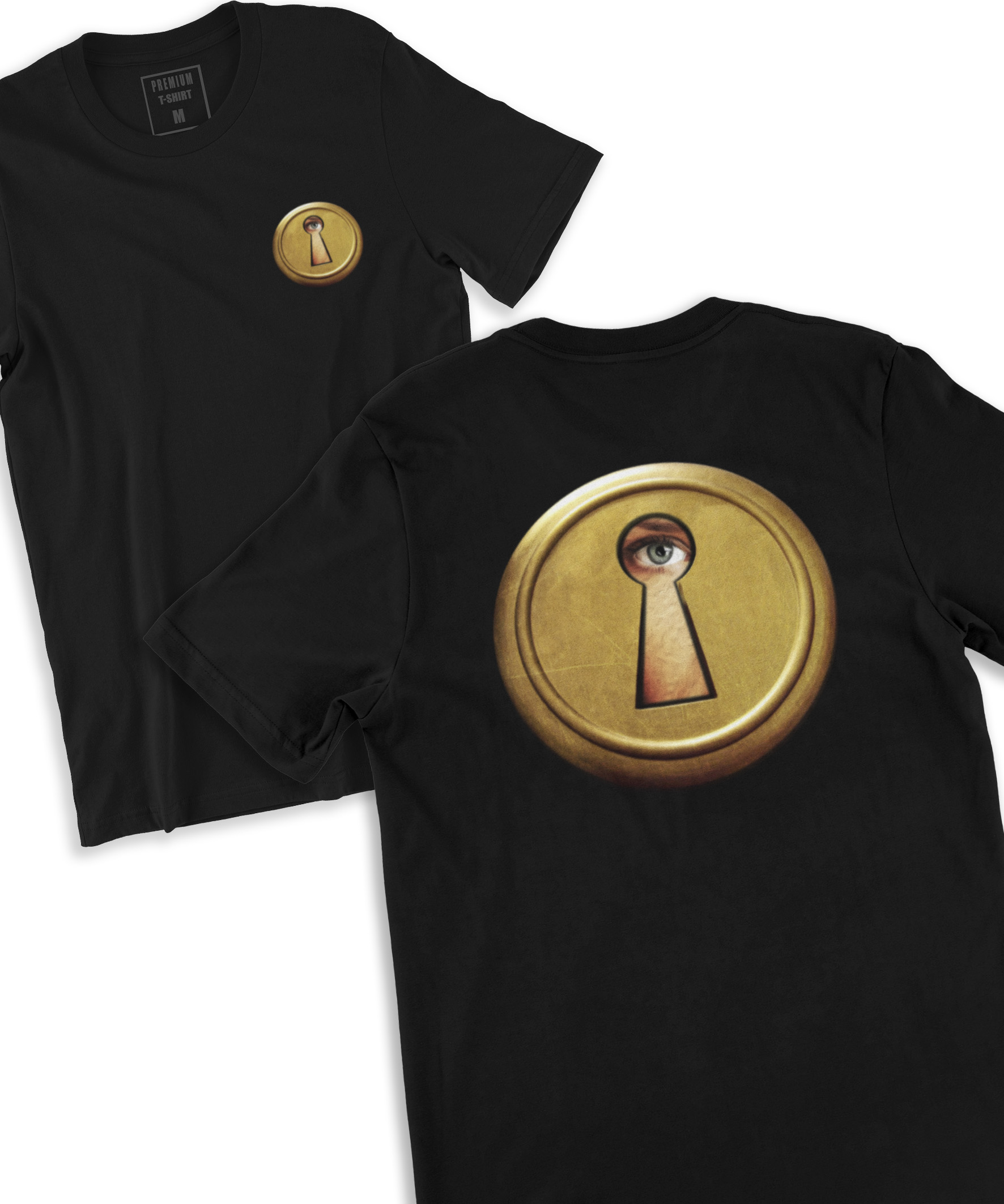 Camiseta Printfull looking through