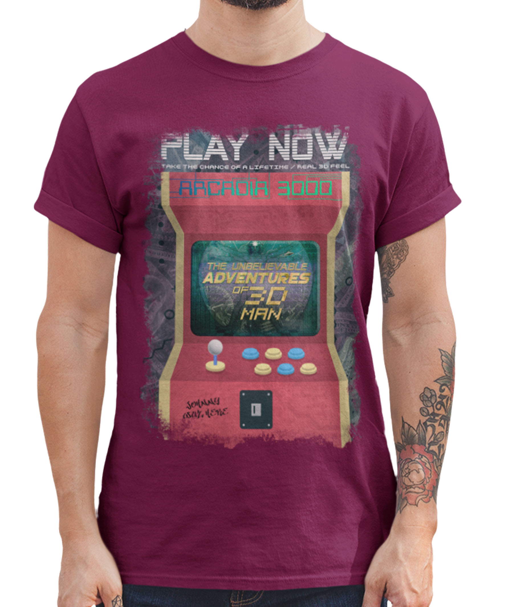 Camiseta Quality Printfull Arcadia 3000