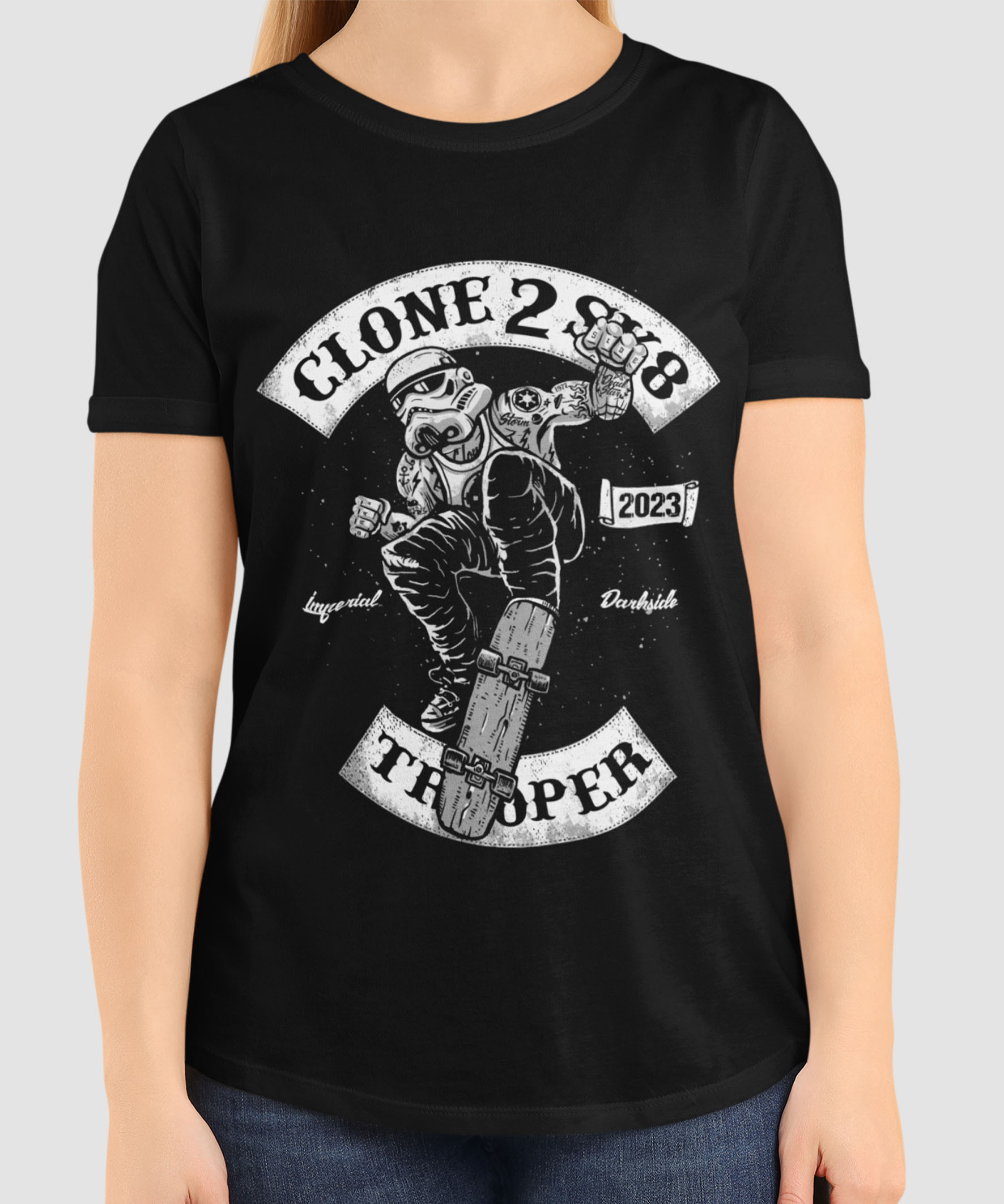 Baby Long Quality Printfull Clone SK8 Trooper