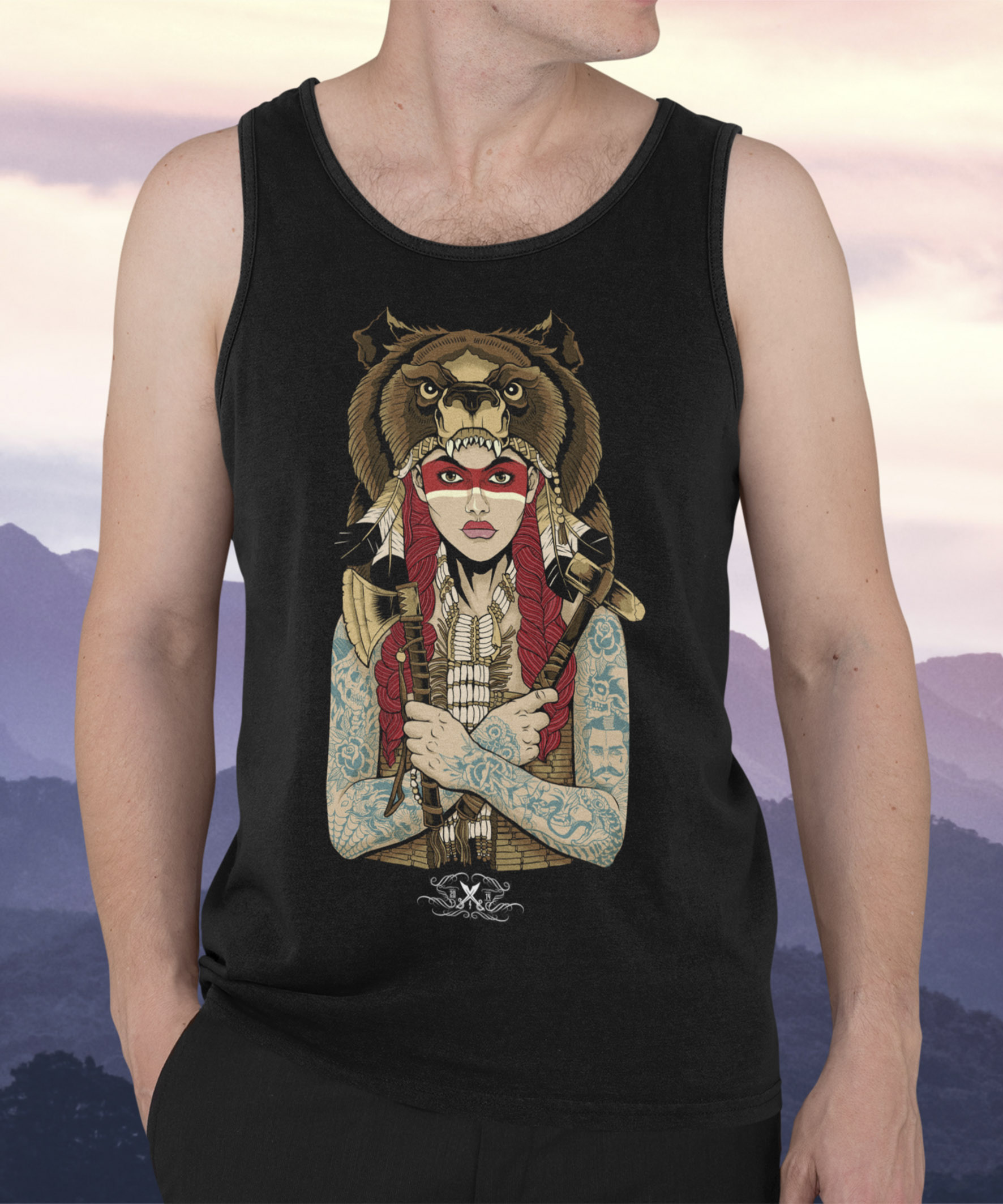 Regata Printfull American Native Girl