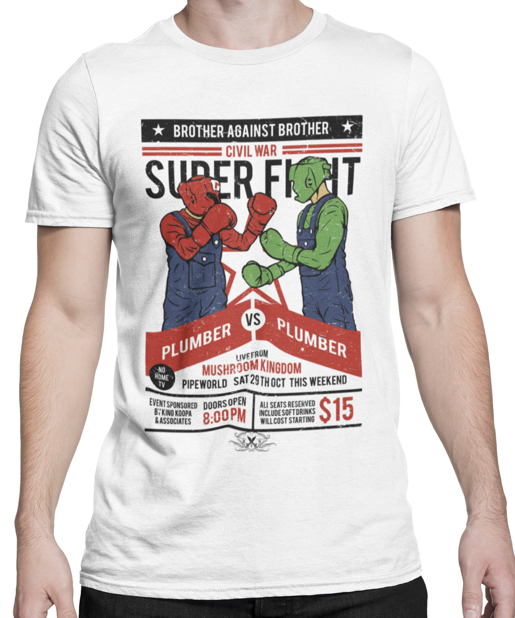 Camiseta Printfull Brother Against Brother