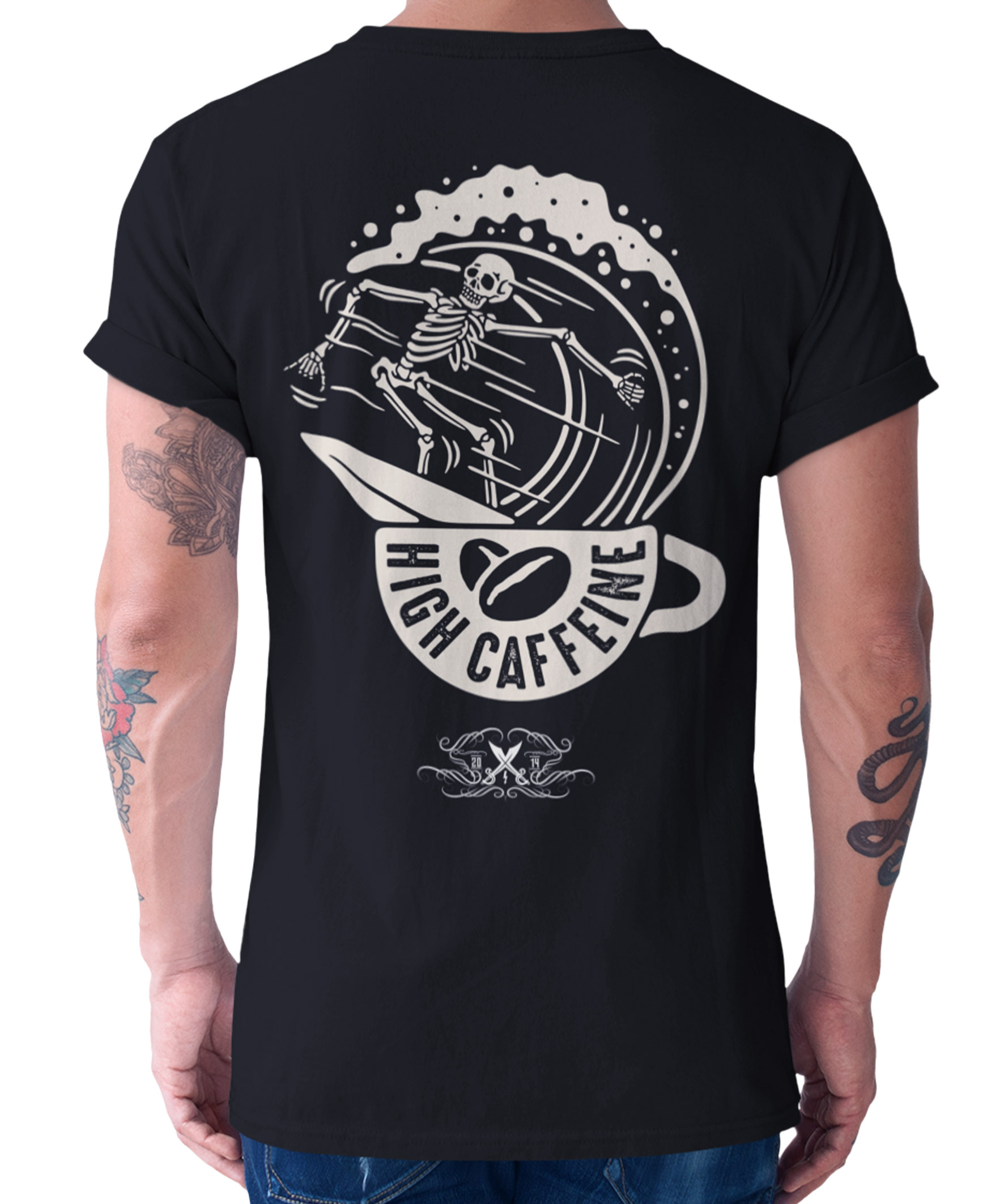 Camiseta Printfull High Caffeine