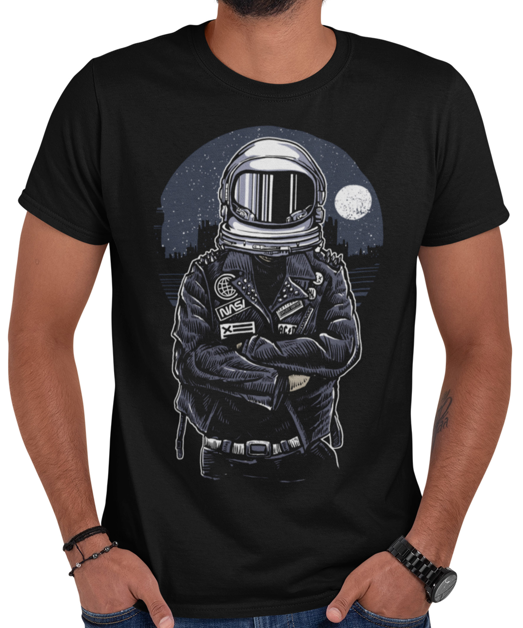 Camiseta Printfull Astronaut Rebel