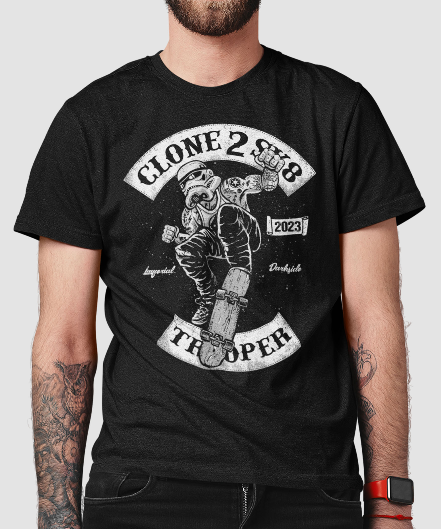 Camiseta Prime Printfull Clone 2 SK8 Trooper