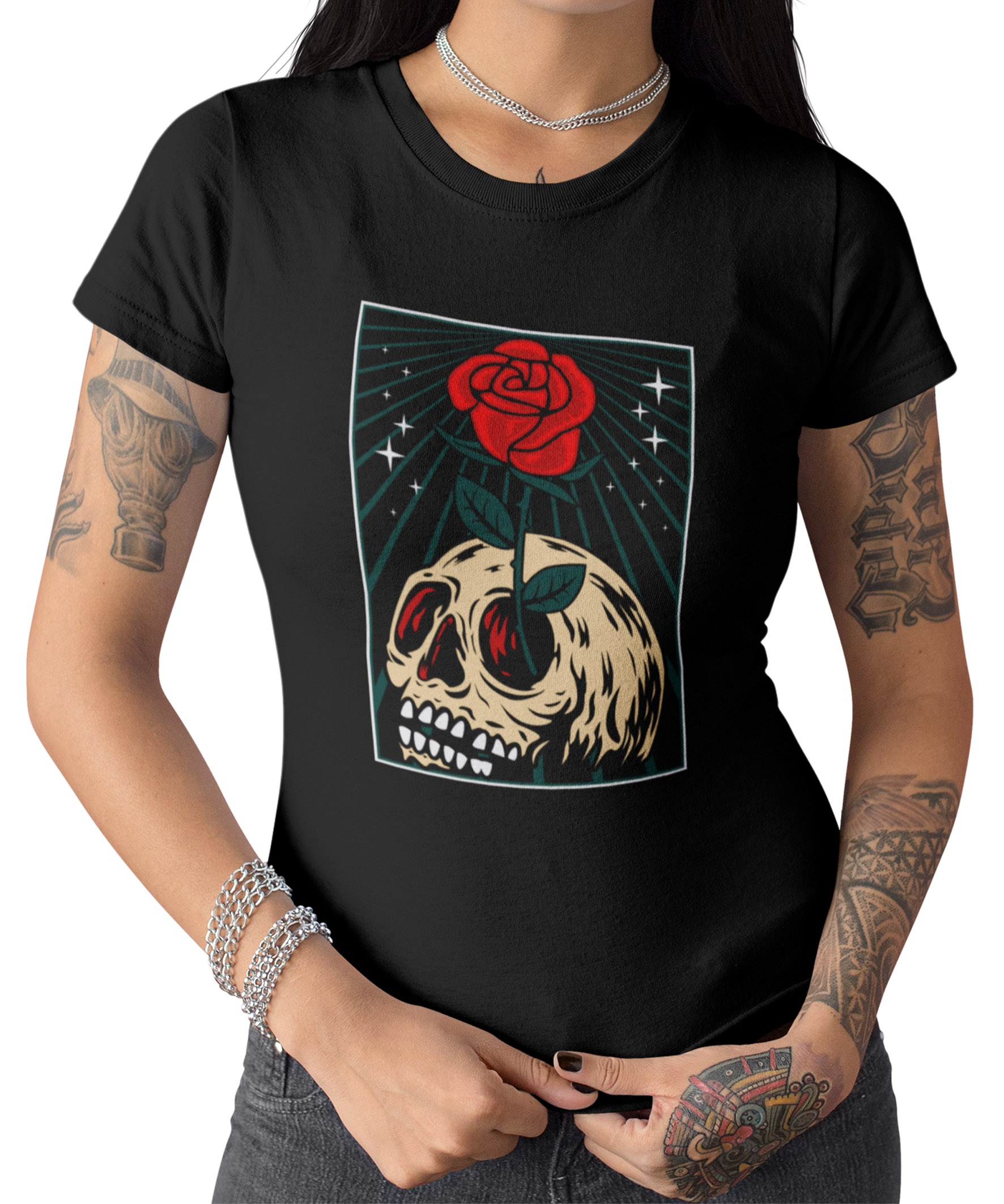 Baby Long Printfull Dream Skull