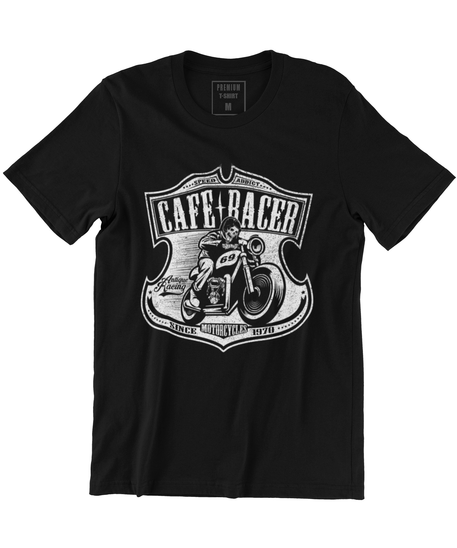 Camiseta Printfull Cafe Racer