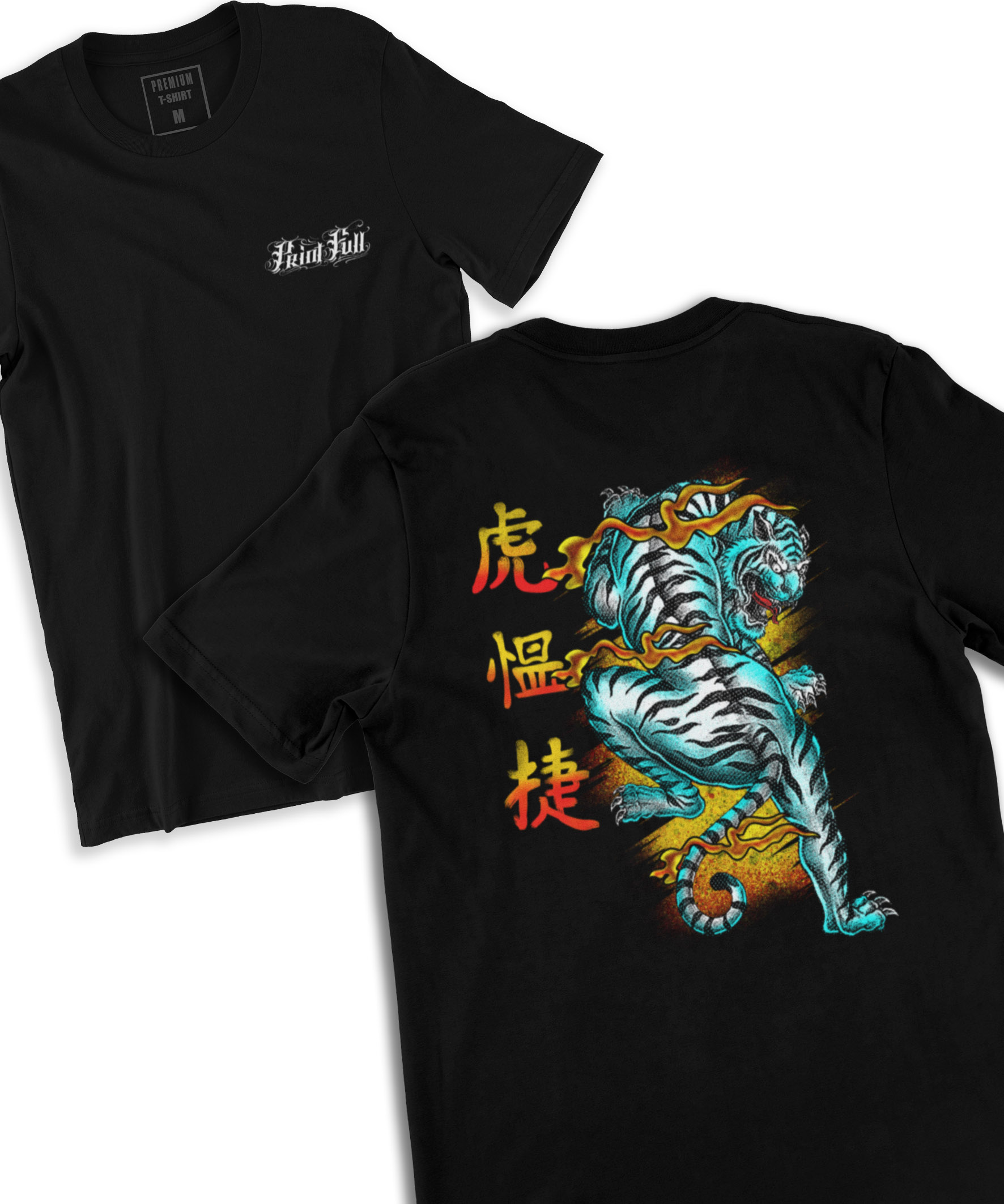 Camiseta Printfull Japan Tiger