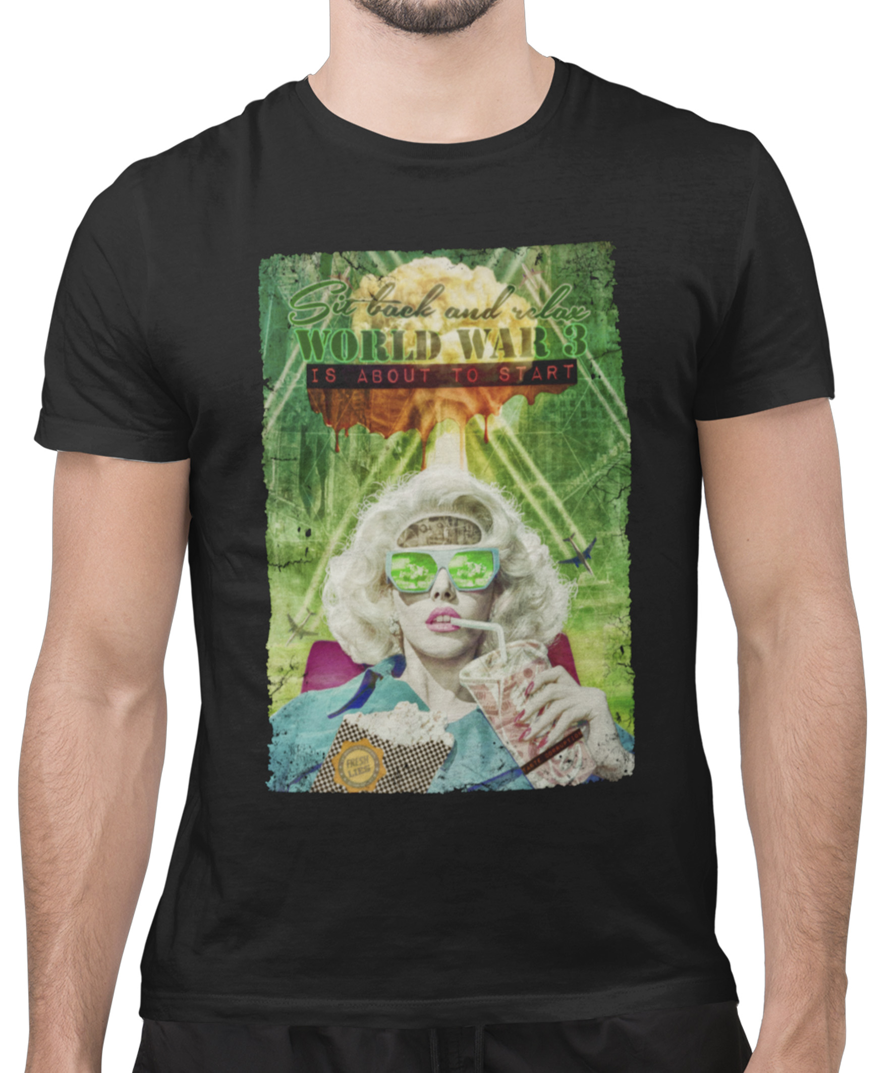 Camiseta Printfull World War 3