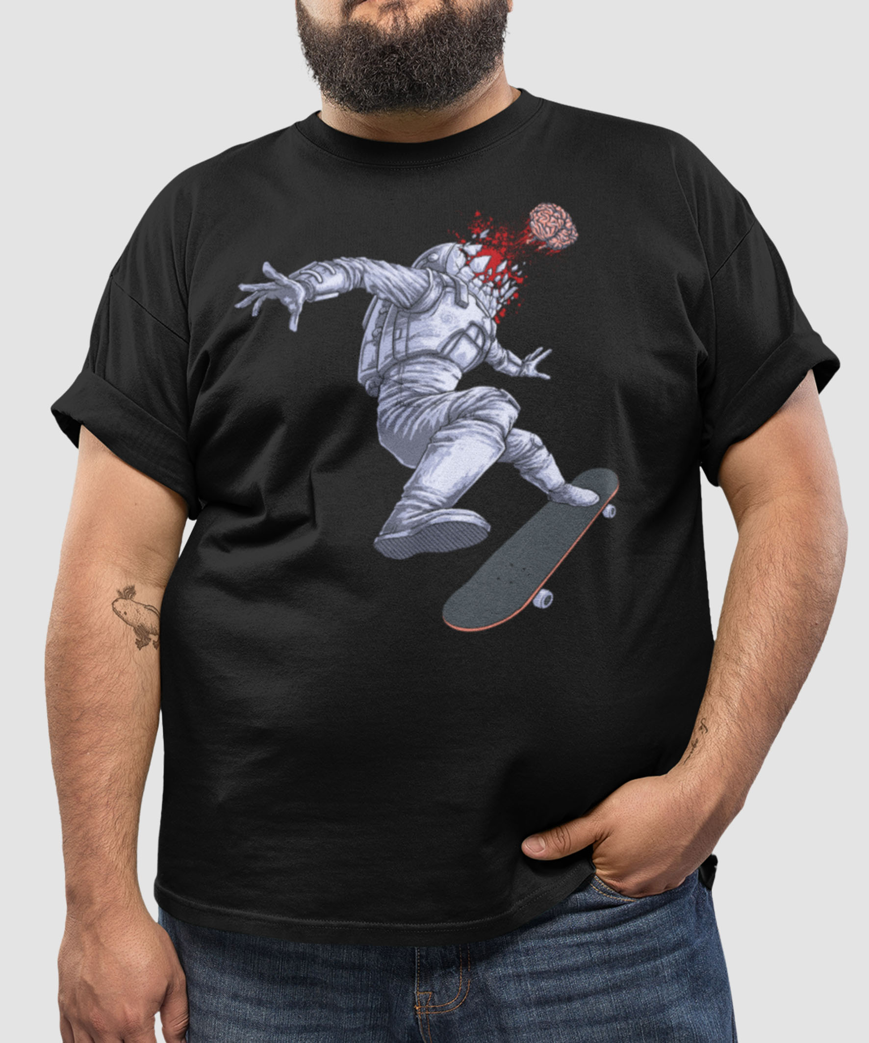 Camiseta Plus Size Printfull Skyboard