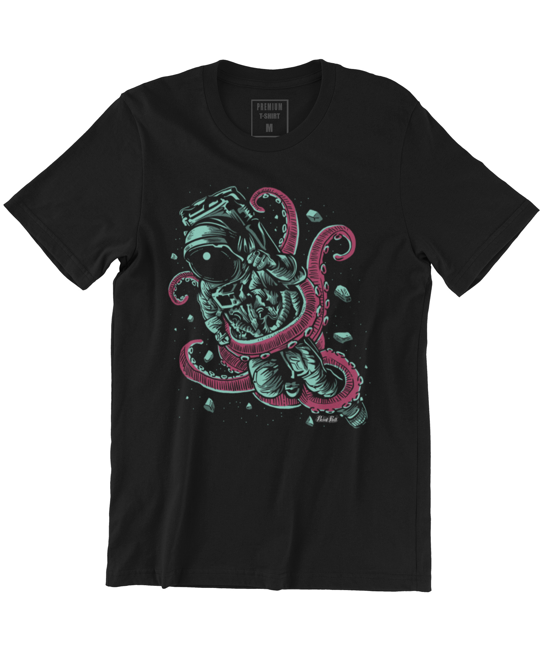 Camiseta Printfull Astronaut Octopus