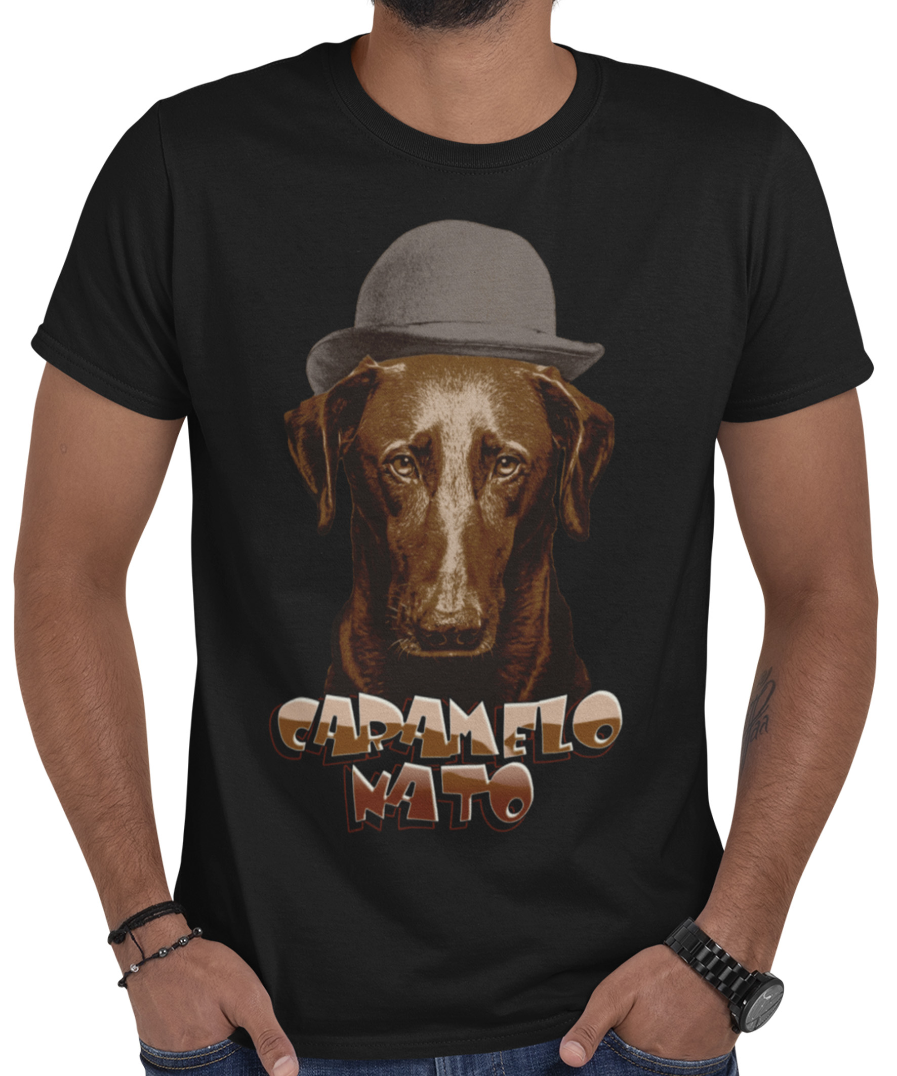 Camiseta Printfull Caramelo Nato