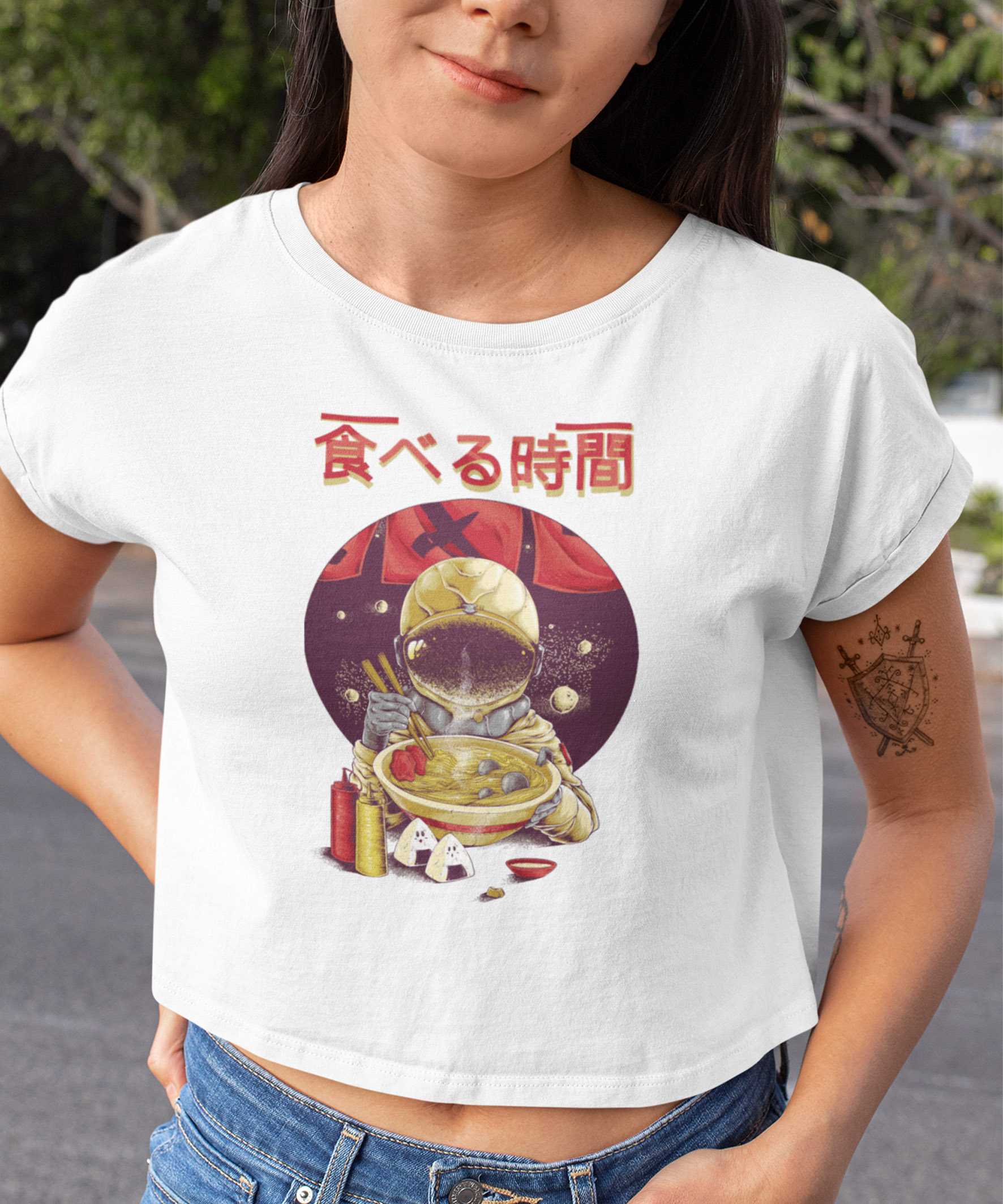 Cropped Printfull Eat Time