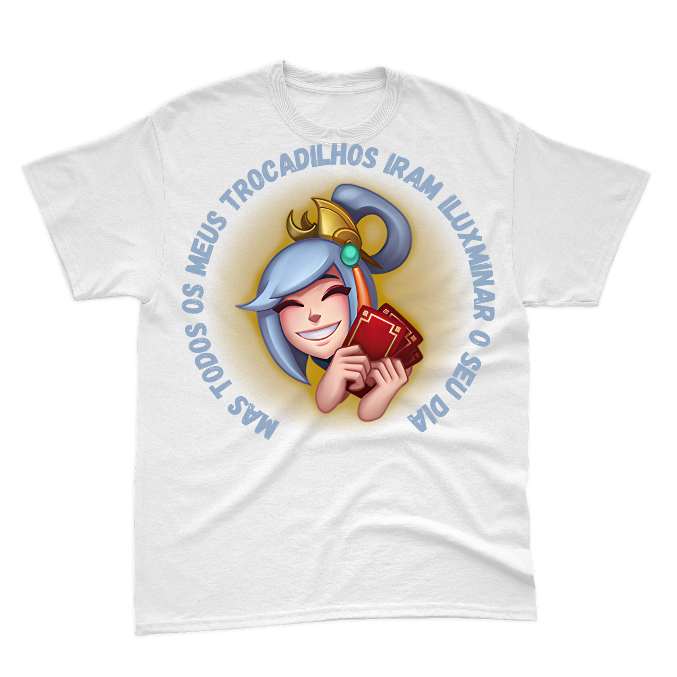 Camiseta Lux - Mas todos os meus trocadilhos iram iluminar o seu dia