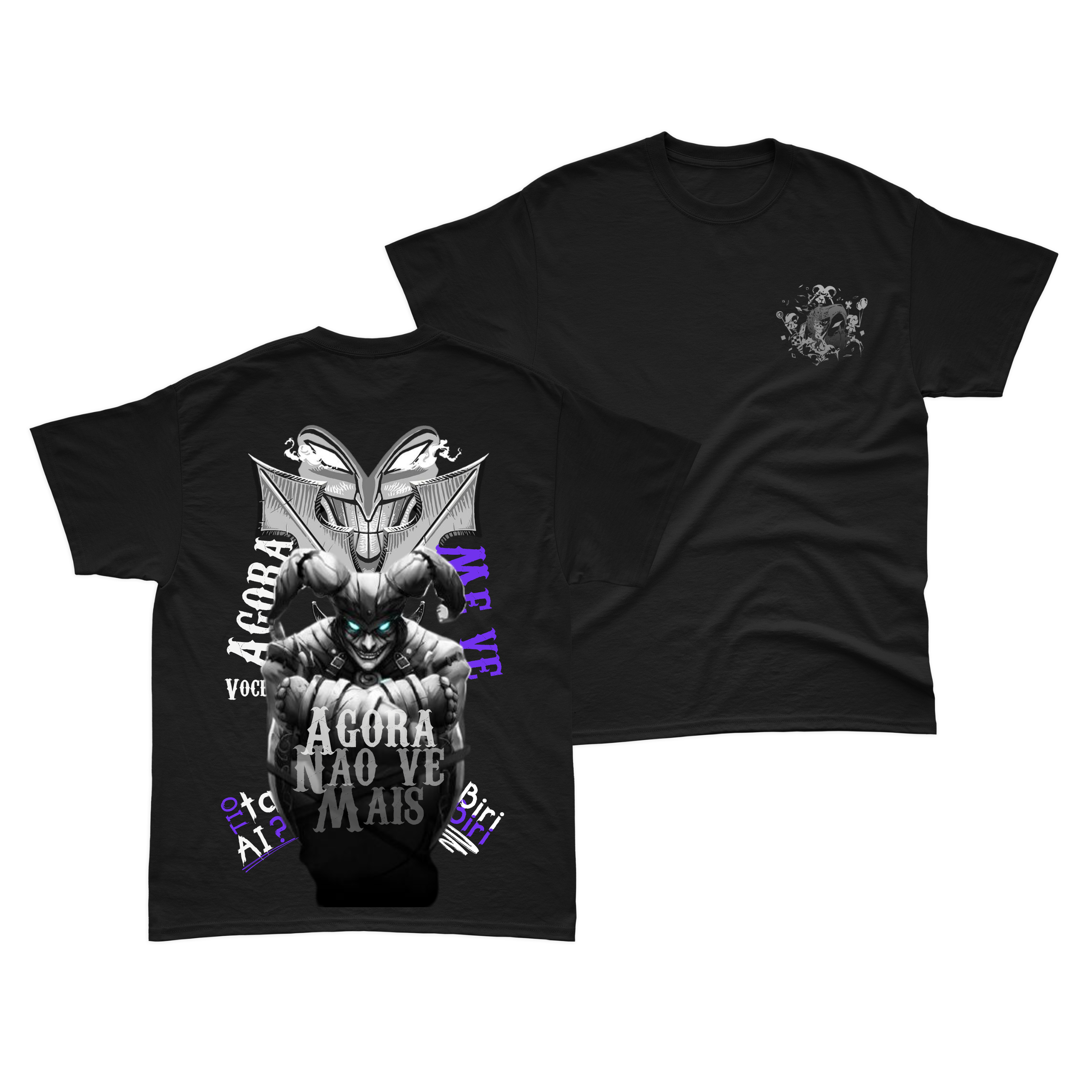 Camiseta Shaco - Agora Você me vê agora não vê mais