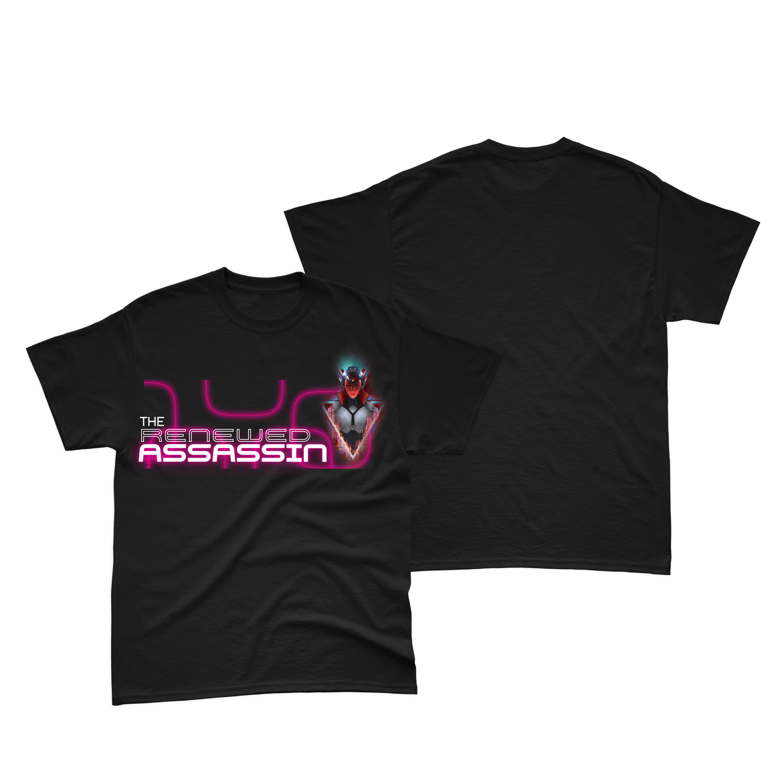 Camiseta Akali The Renewed Assassin Preta