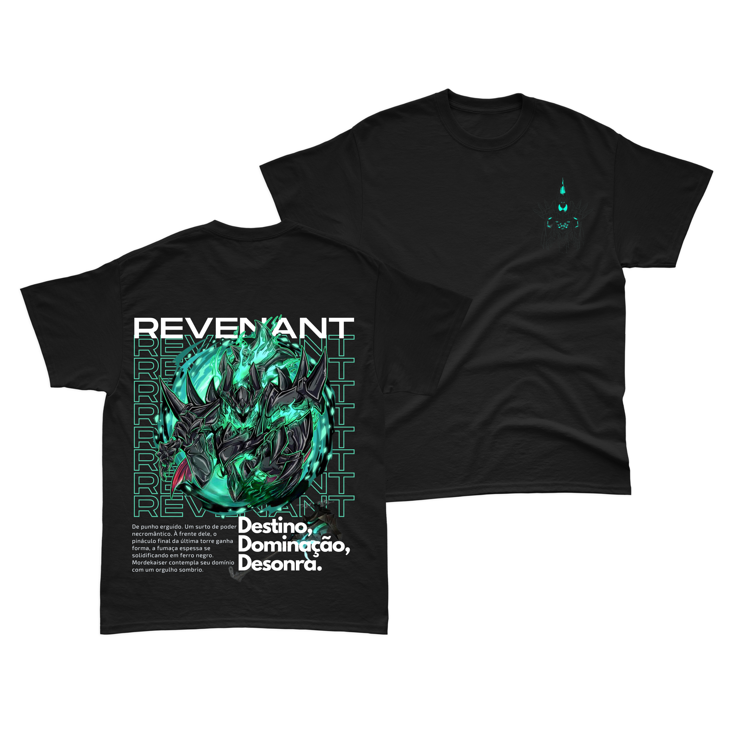 Camiseta Mordekaiser Preta - Revenant